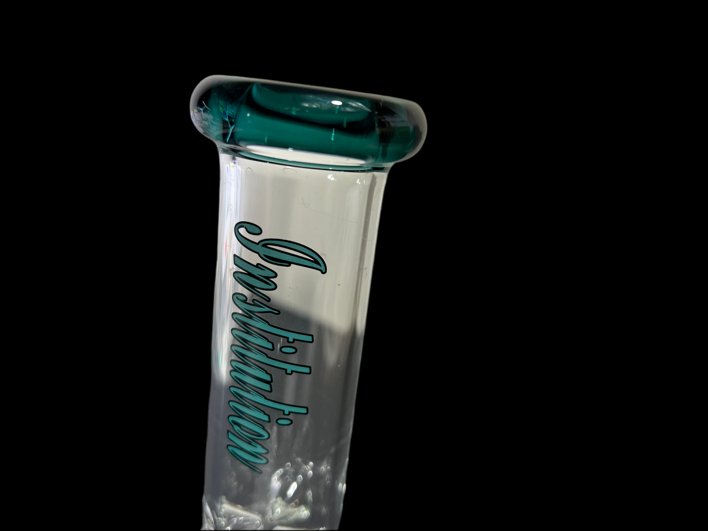 19CM INSTITUTION CLEAR GLASS / Dab rig