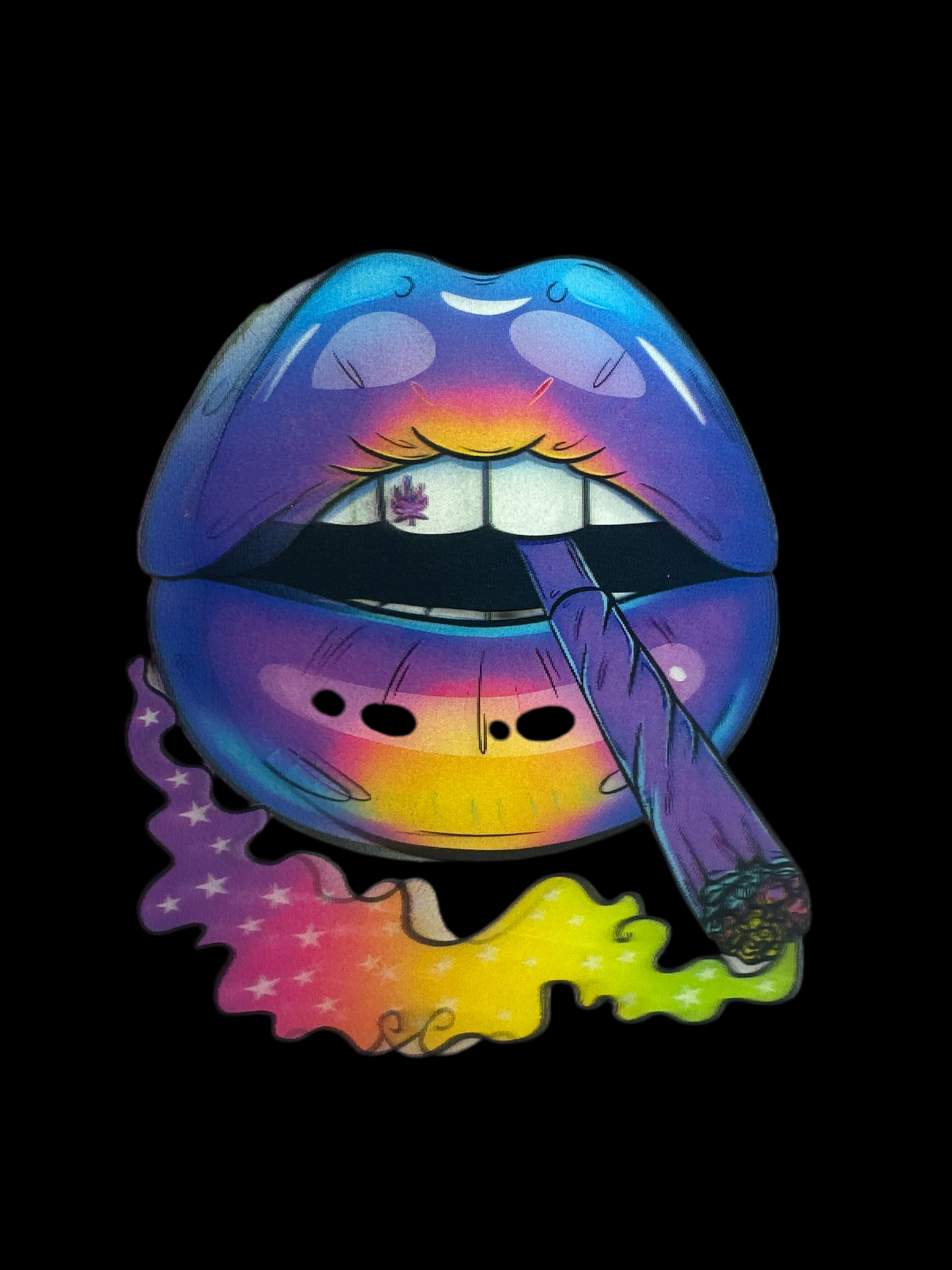 COLORFUL LIPS LARGE ROLLING TRAY