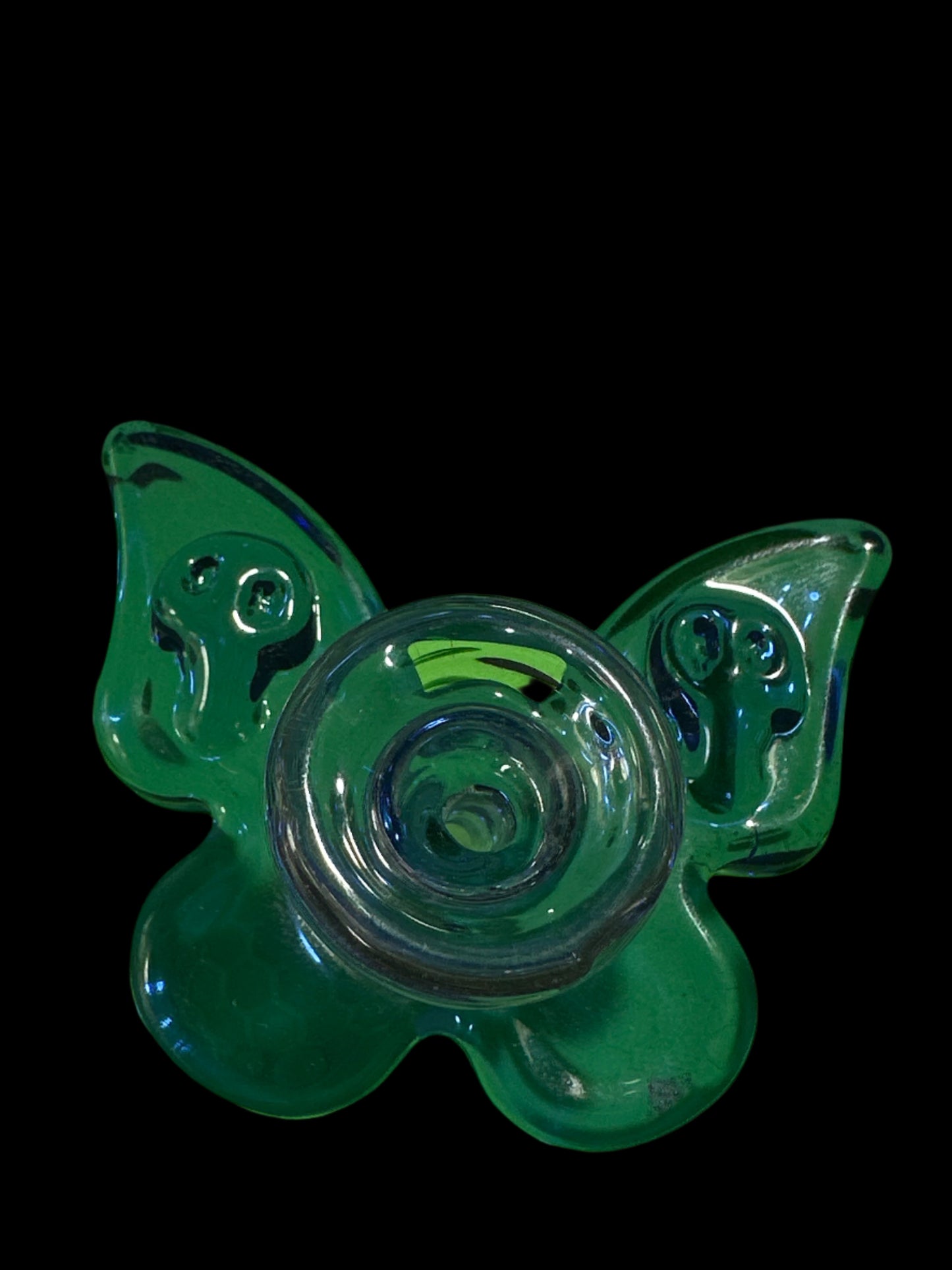 14MM BLUE BUTTERFLY BOWL PIECE
