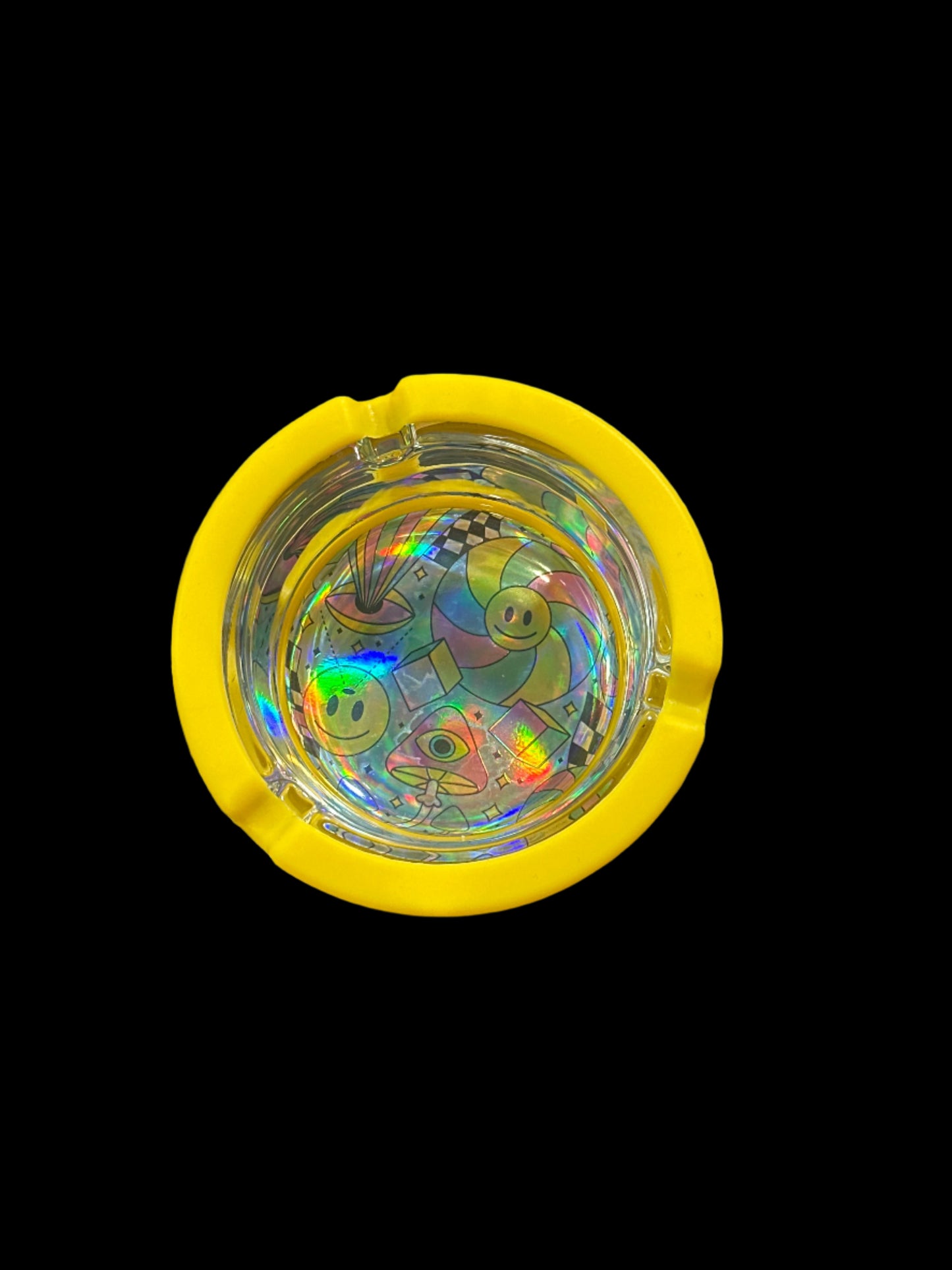 SILICONE GLASS ASHTRAY