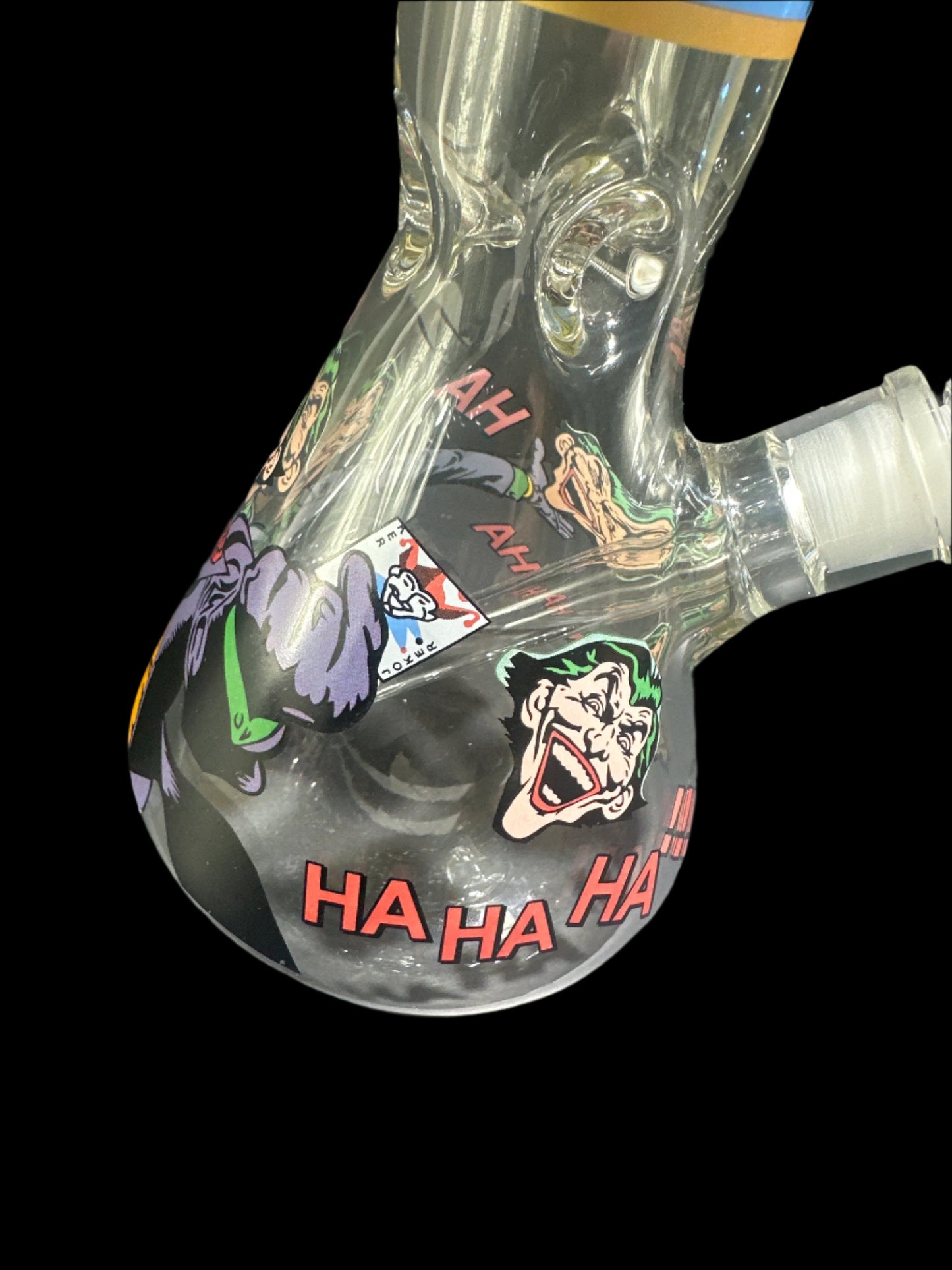COMIC JOKER GLASS BONG