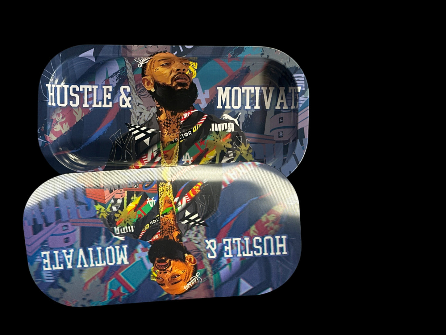 NIPSEY HUSSLE ROLLING TRAY WITH MAGNETIC LID