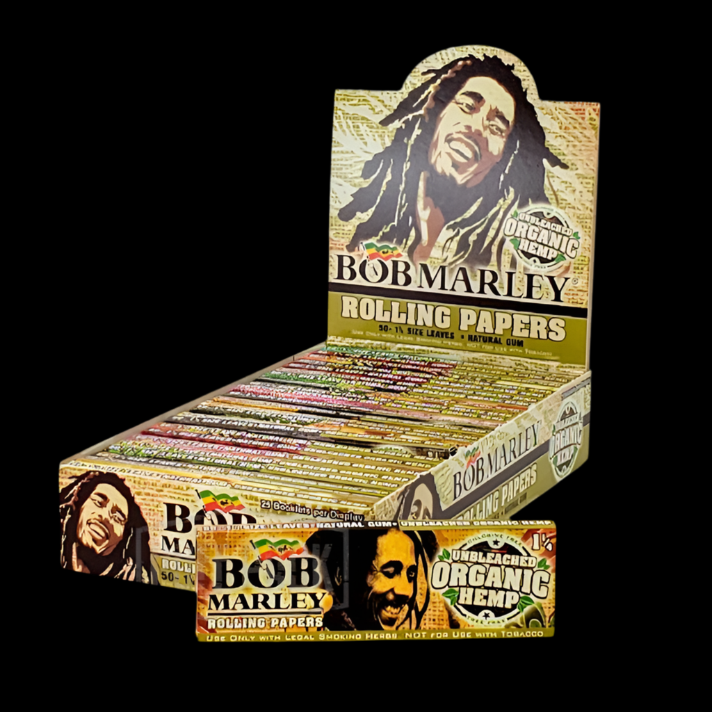 BOB MARLEY 1/1 4 ORGANIC ROLLING PAPERS 50 SHEETS BOX