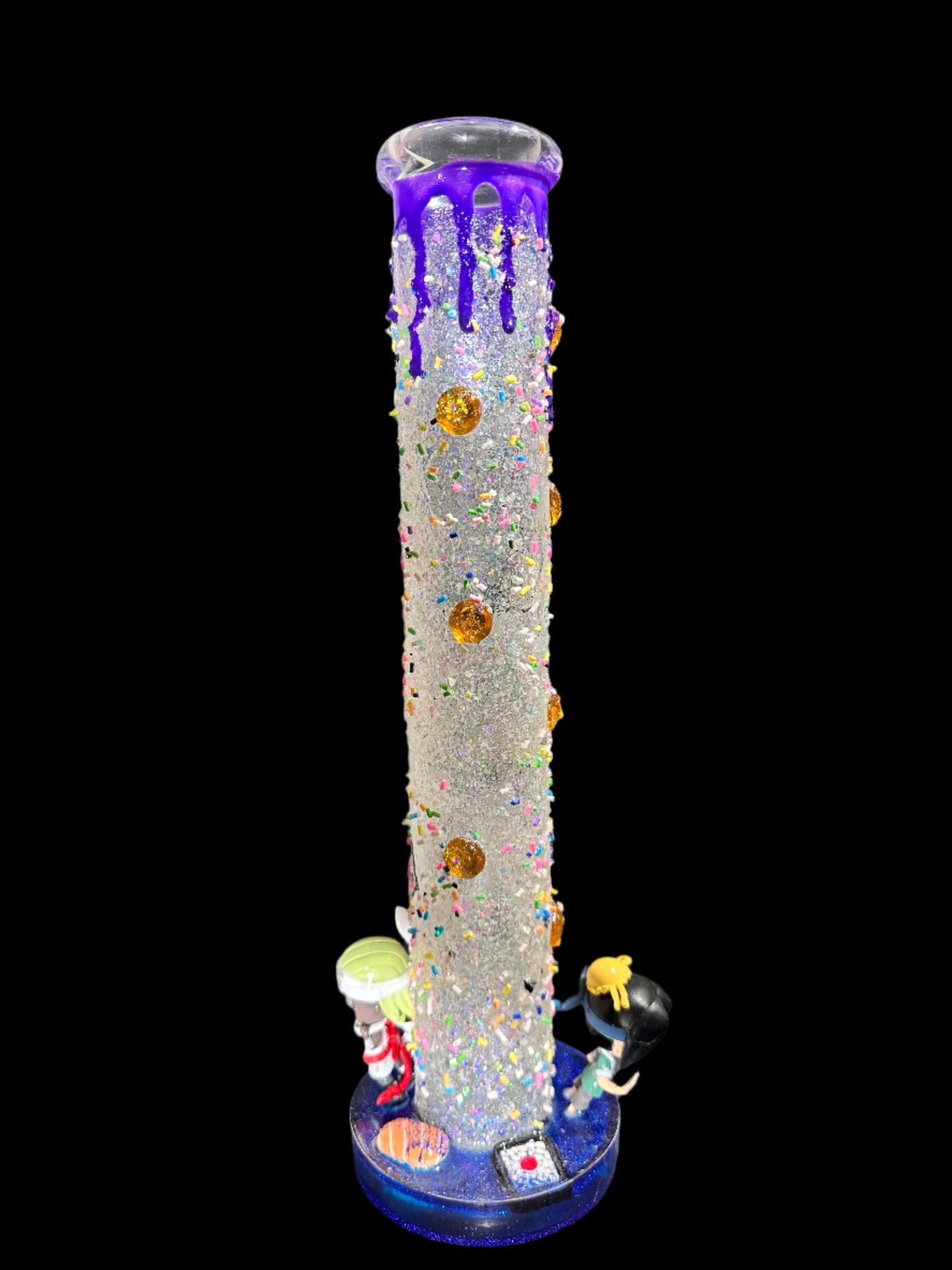 TOON DREAMZ NARUTO HAKU & killer bee glass bong