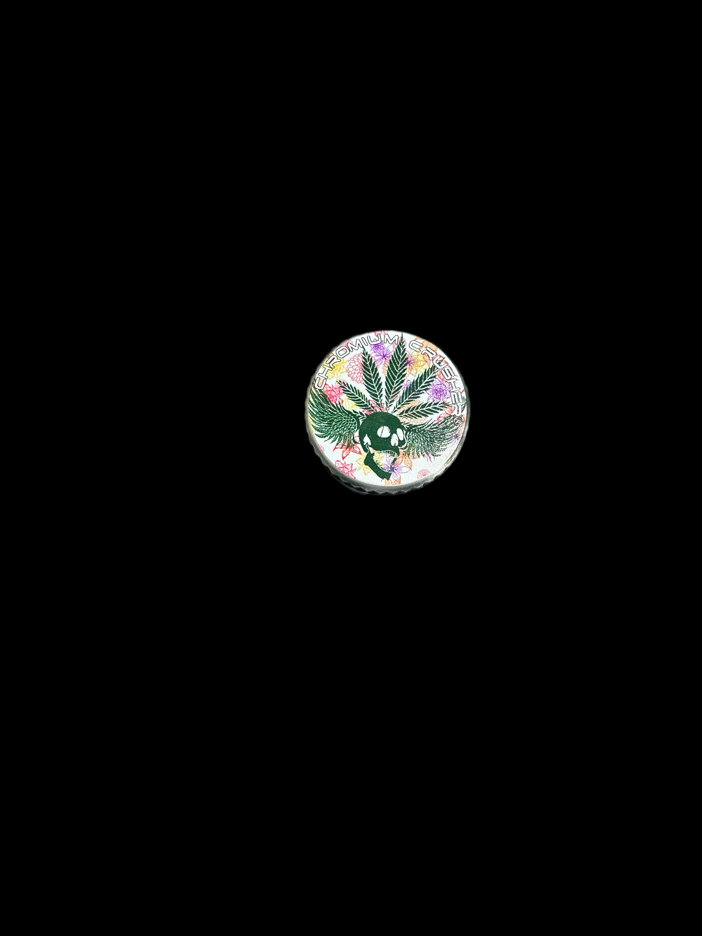 SILVER CHROMIUM CRUSHER MEDIUM GRINDER