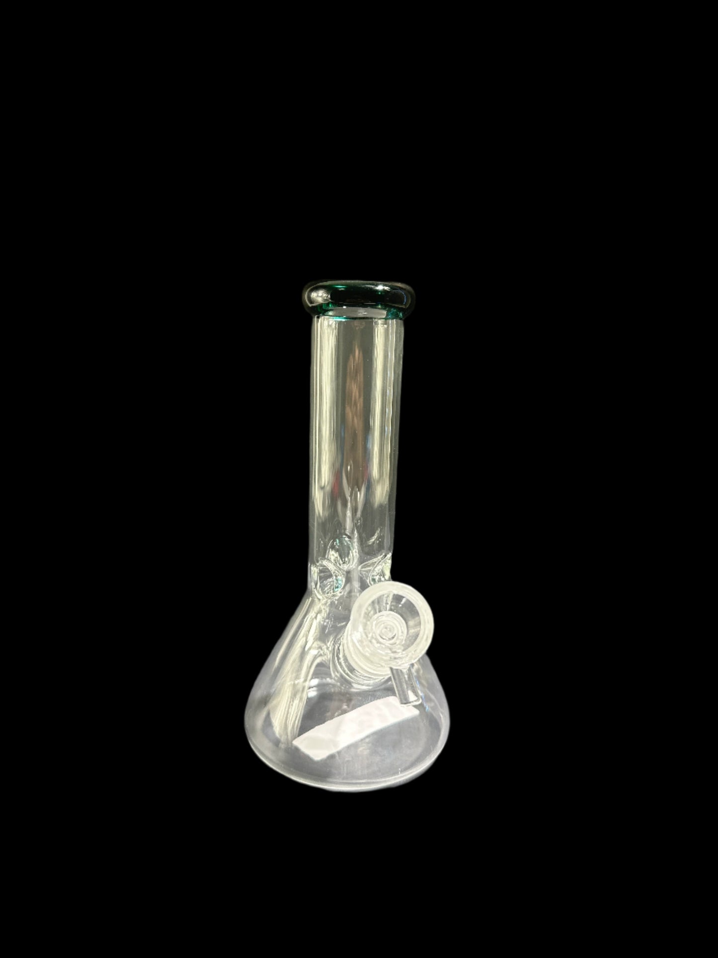 SMALL FOREST GREEN MOUTHPIECE GLASS BONG