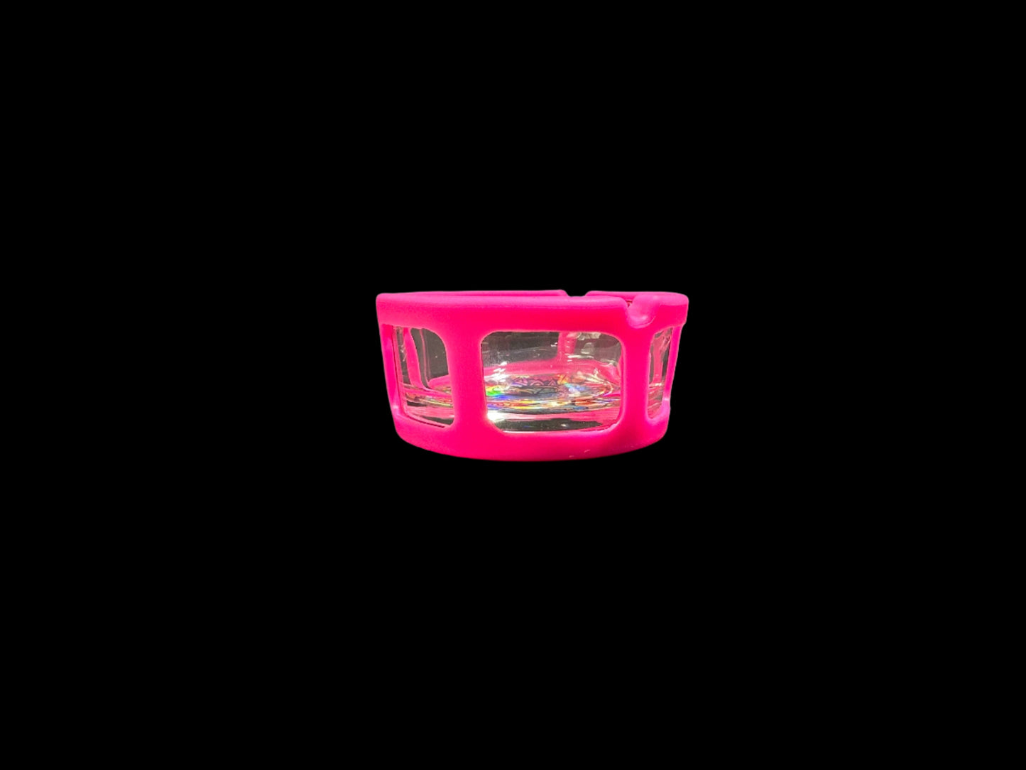 SILICONE GLASS ASHTRAY