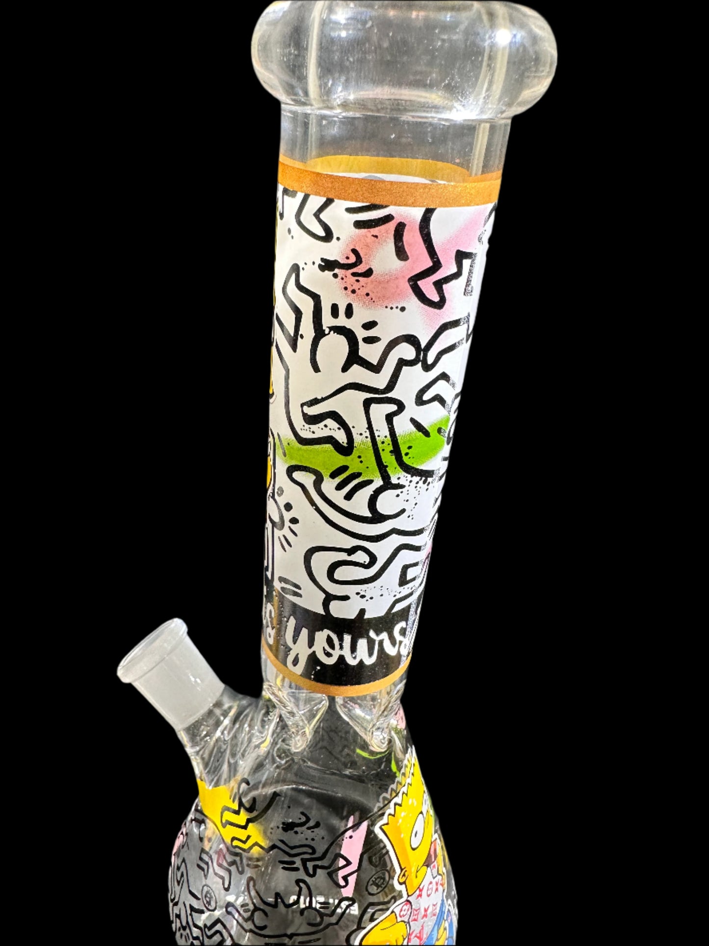 THE WORLD IS YOURS BART SIMPSON GLASS BONG