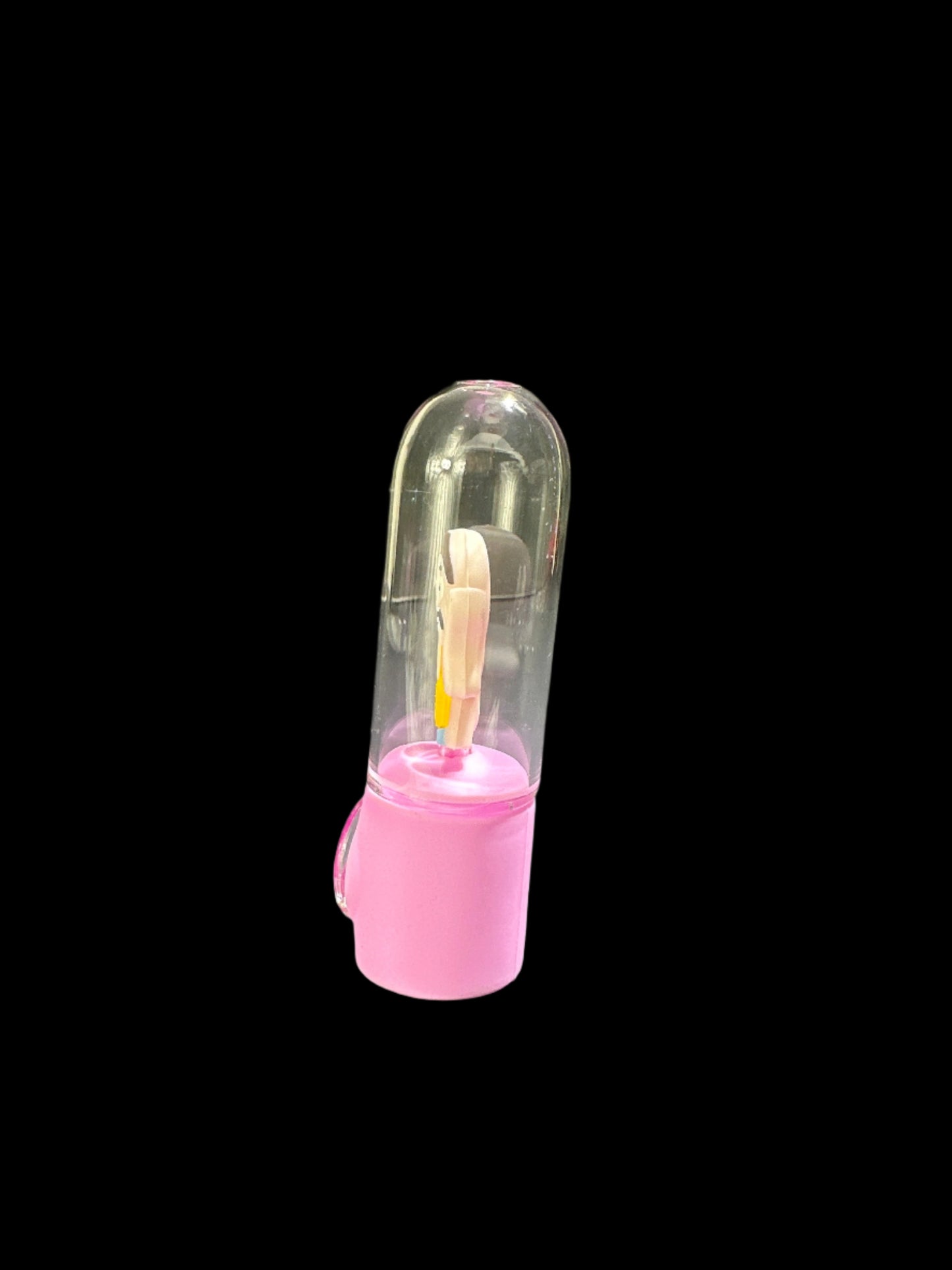 PINK MORTY SILICONE AND GLASS HAND PIPE