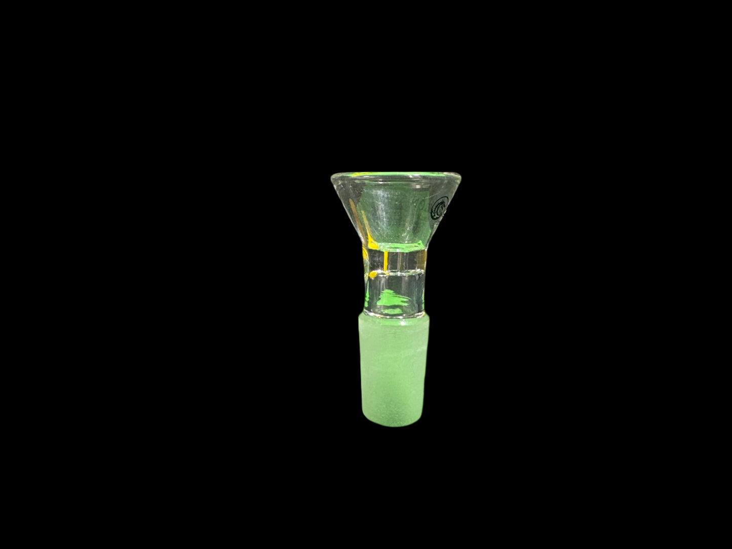 14MM YELLOW DRAGON PLATINUM GLASS BOWL PIECE