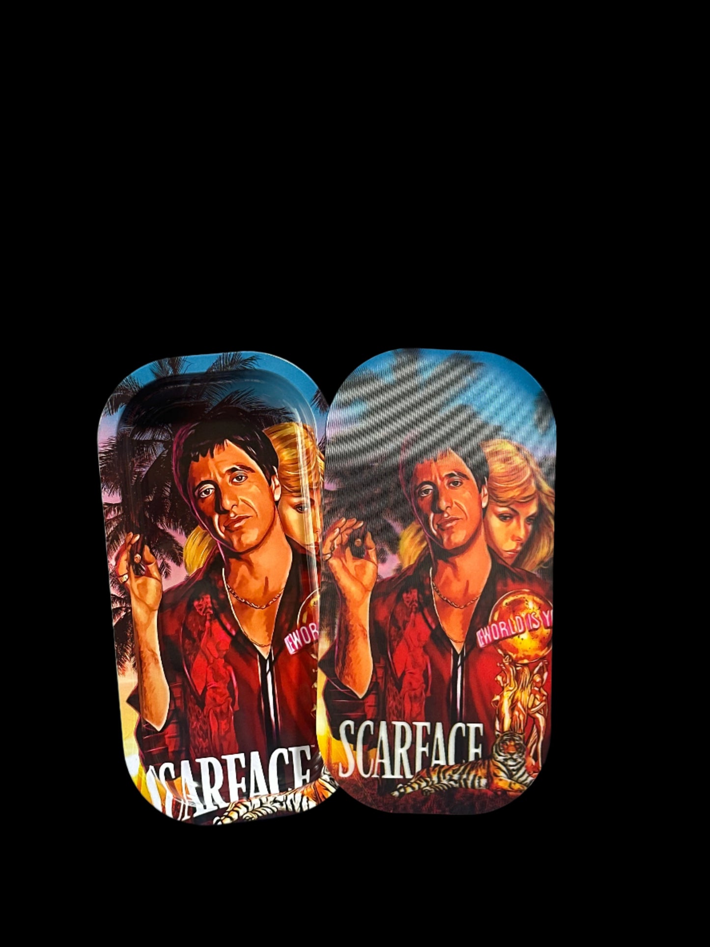 SCARFACE ROLLING TRAY WITH MAGNETIC LID