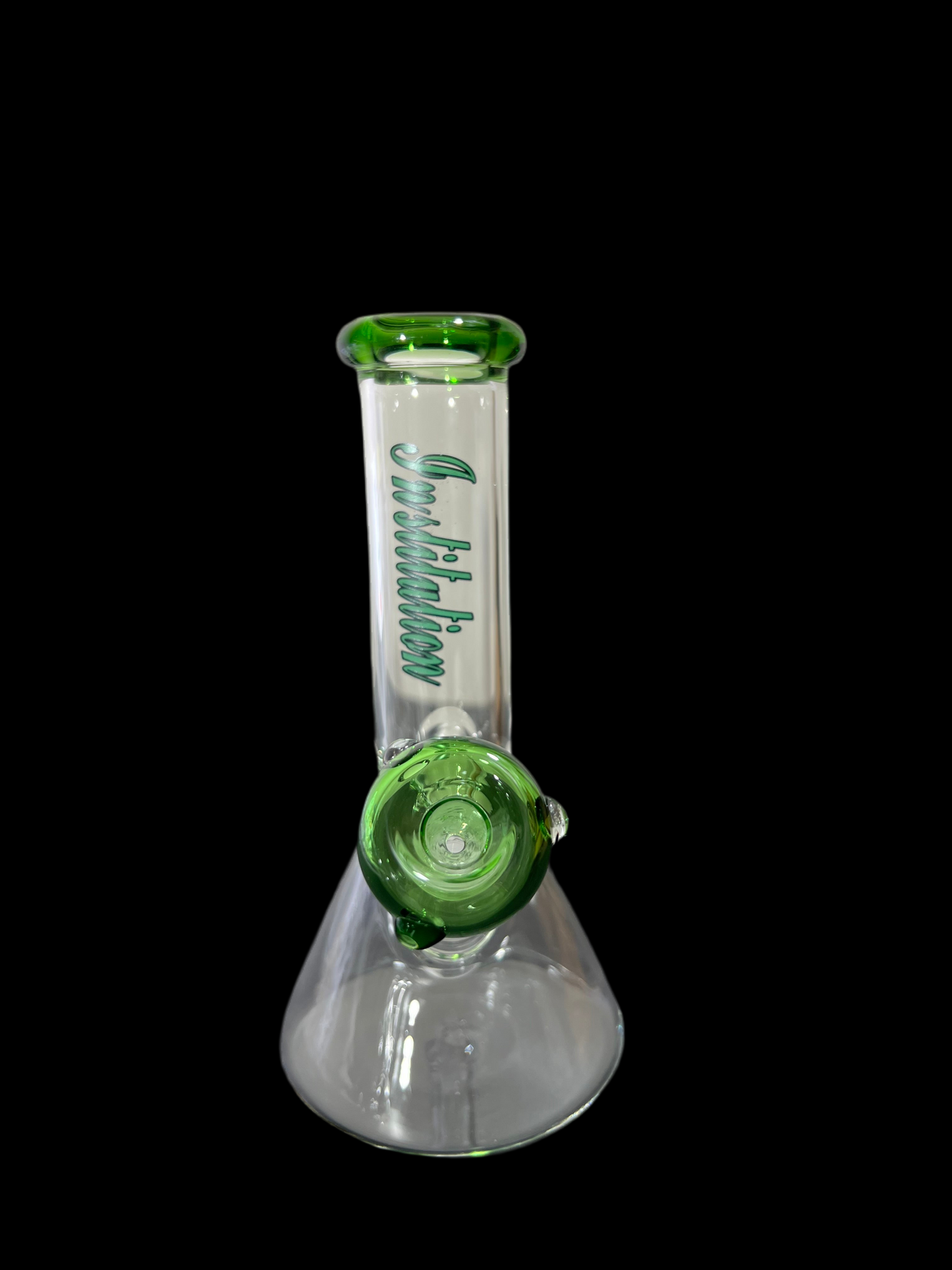 19CM INSTITUTION CLEAR GLASS / Dab rig