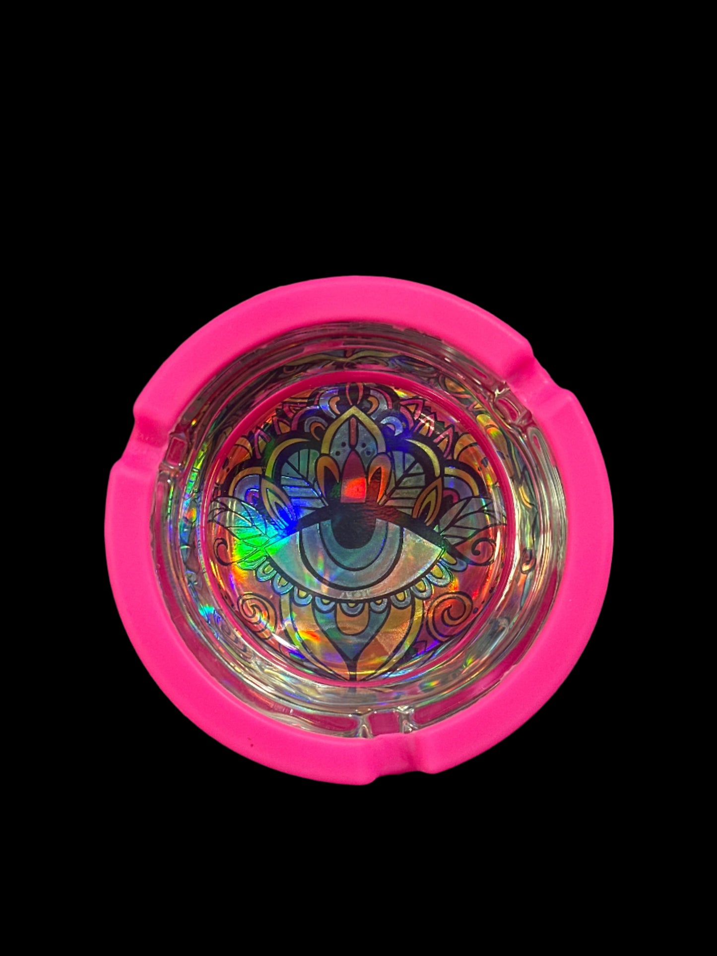 SILICONE GLASS ASHTRAY