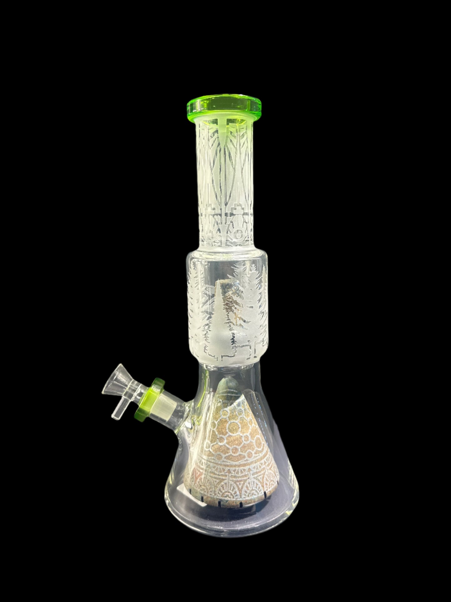 FROSTED TREE GLASS BONG
