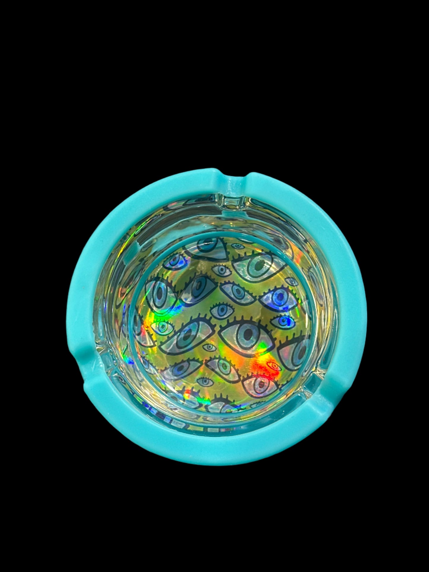 SILICONE GLASS ASHTRAY
