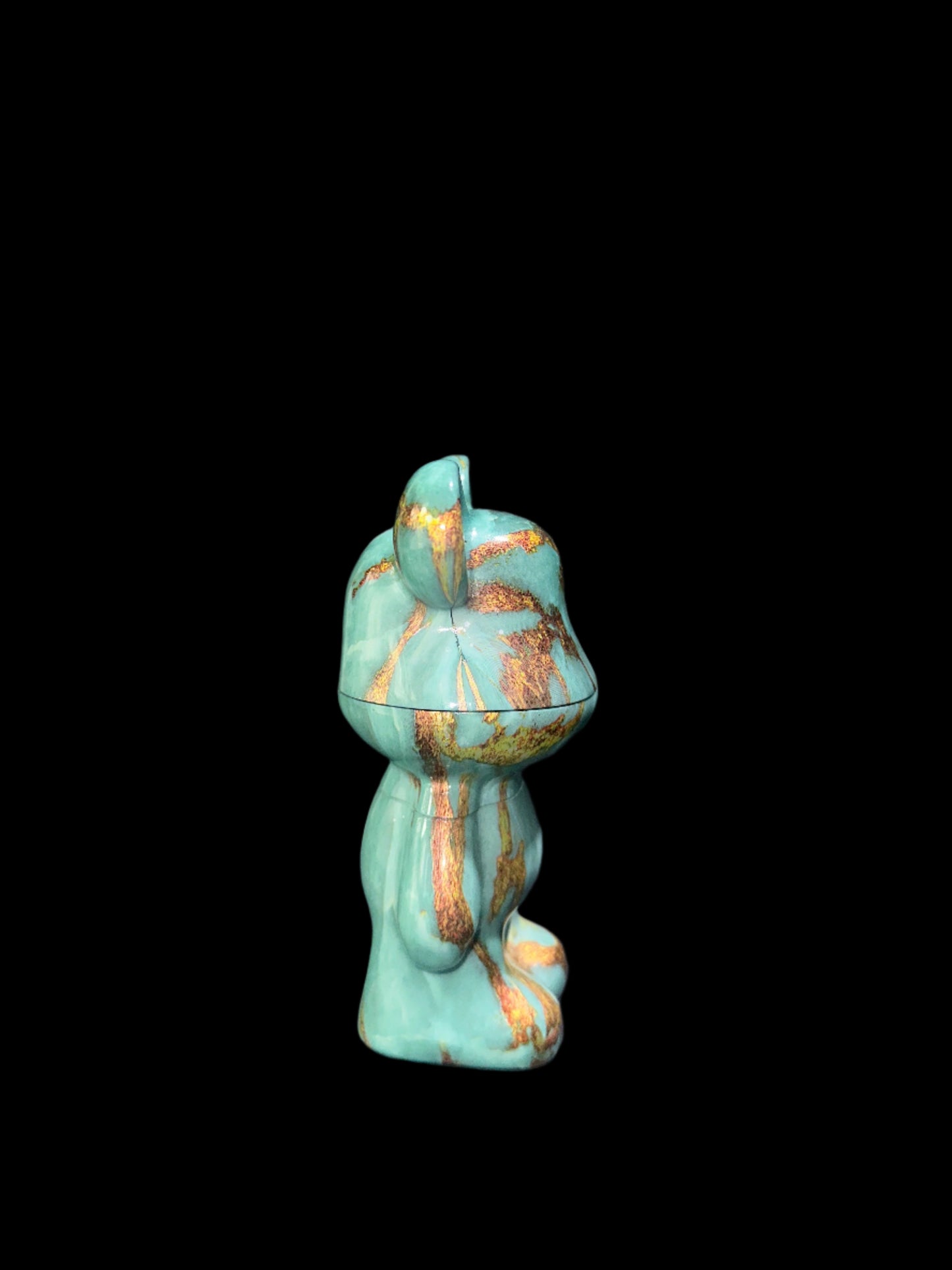 BLUE AND GOLD MARBLE BEAR GRINDER