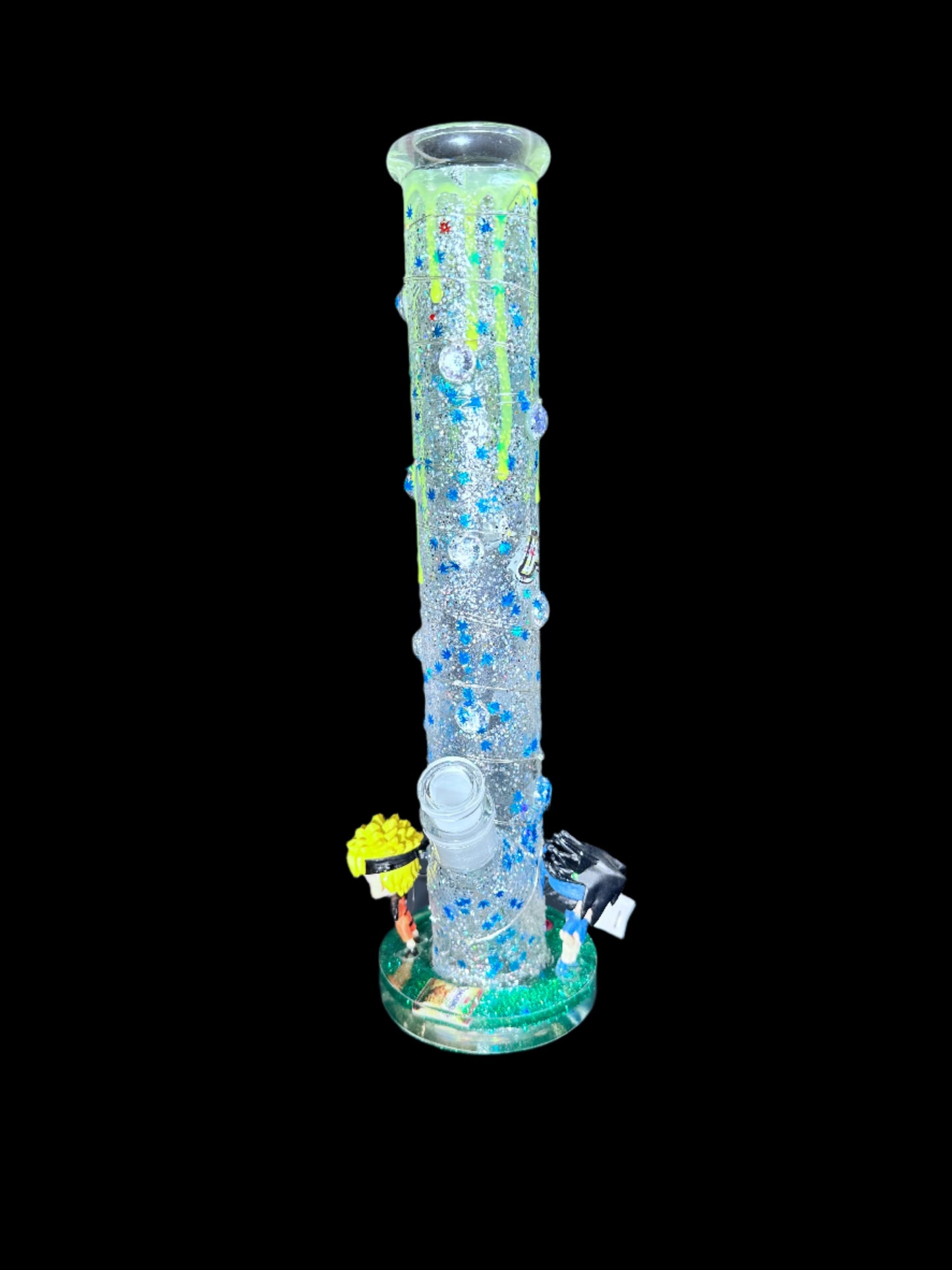 TOON DREAMZ NARUTO N ITACHI UCHIHA LARGE GLASS BONG