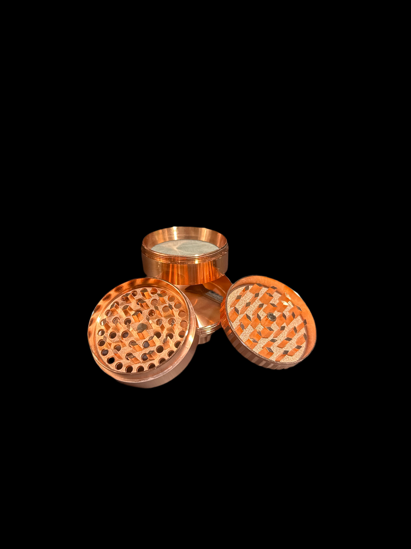 ROSE GOLD CHROMIUM CRUSHER MEDIUM GRINDER