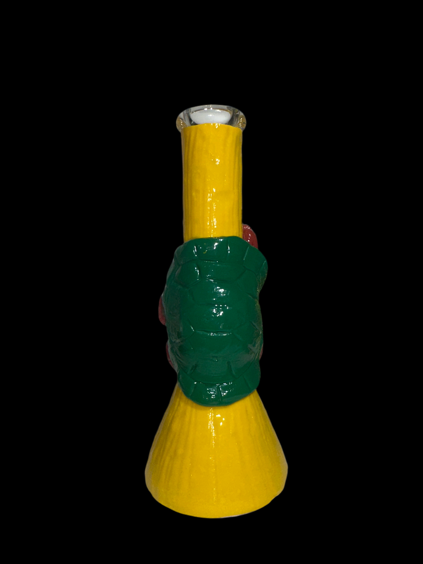 PINK BELLY MS TURTLE GLASS BONG / dab