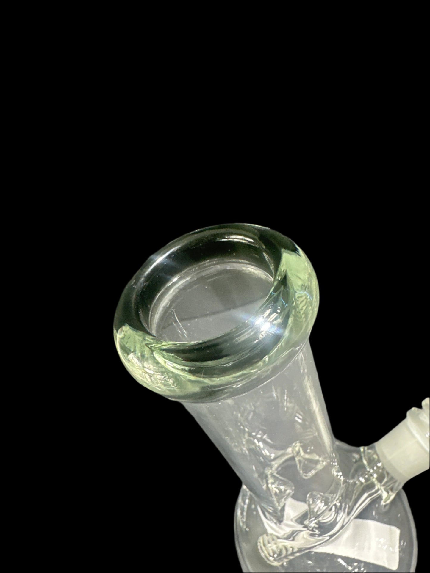SMALL GREY MOUTHPIECE GLASS BONG