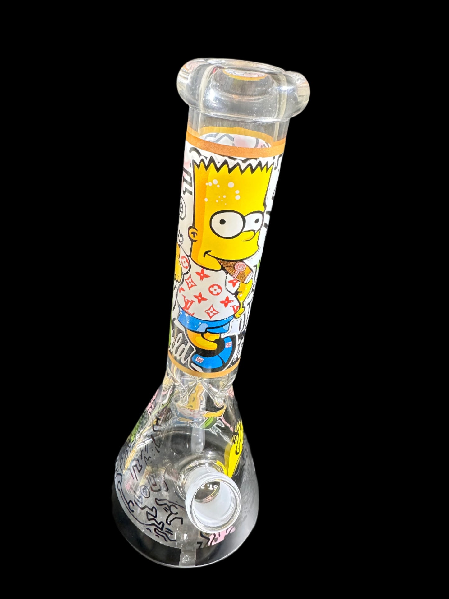 THE WORLD IS YOURS BART SIMPSON GLASS BONG