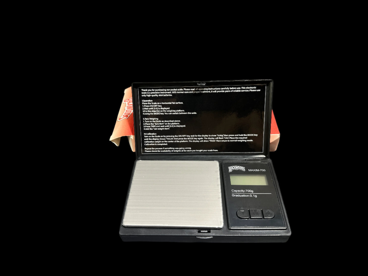 BENJAMIN BACKWOODS DIGITAL POCKET SCALE