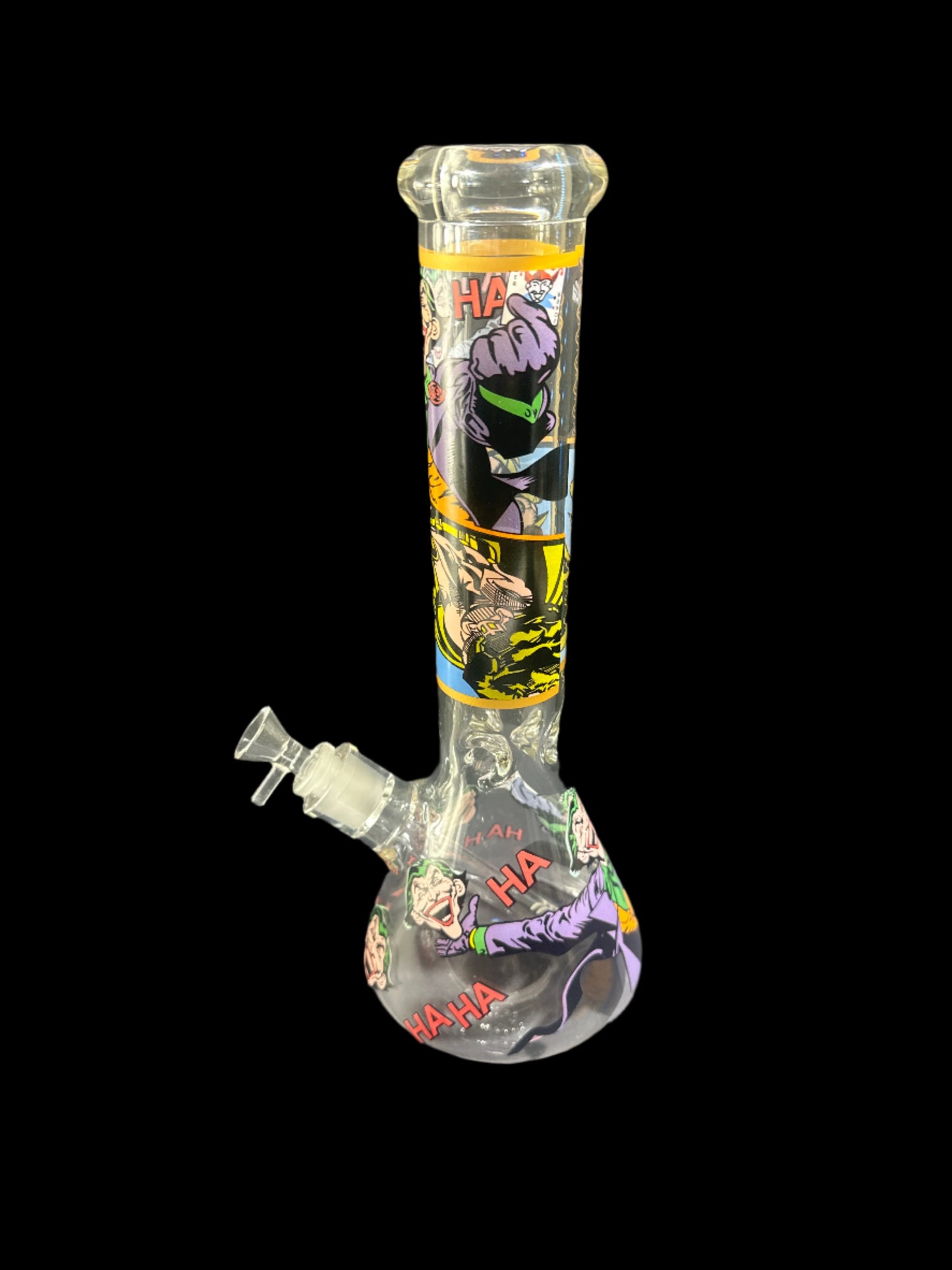 COMIC JOKER GLASS BONG