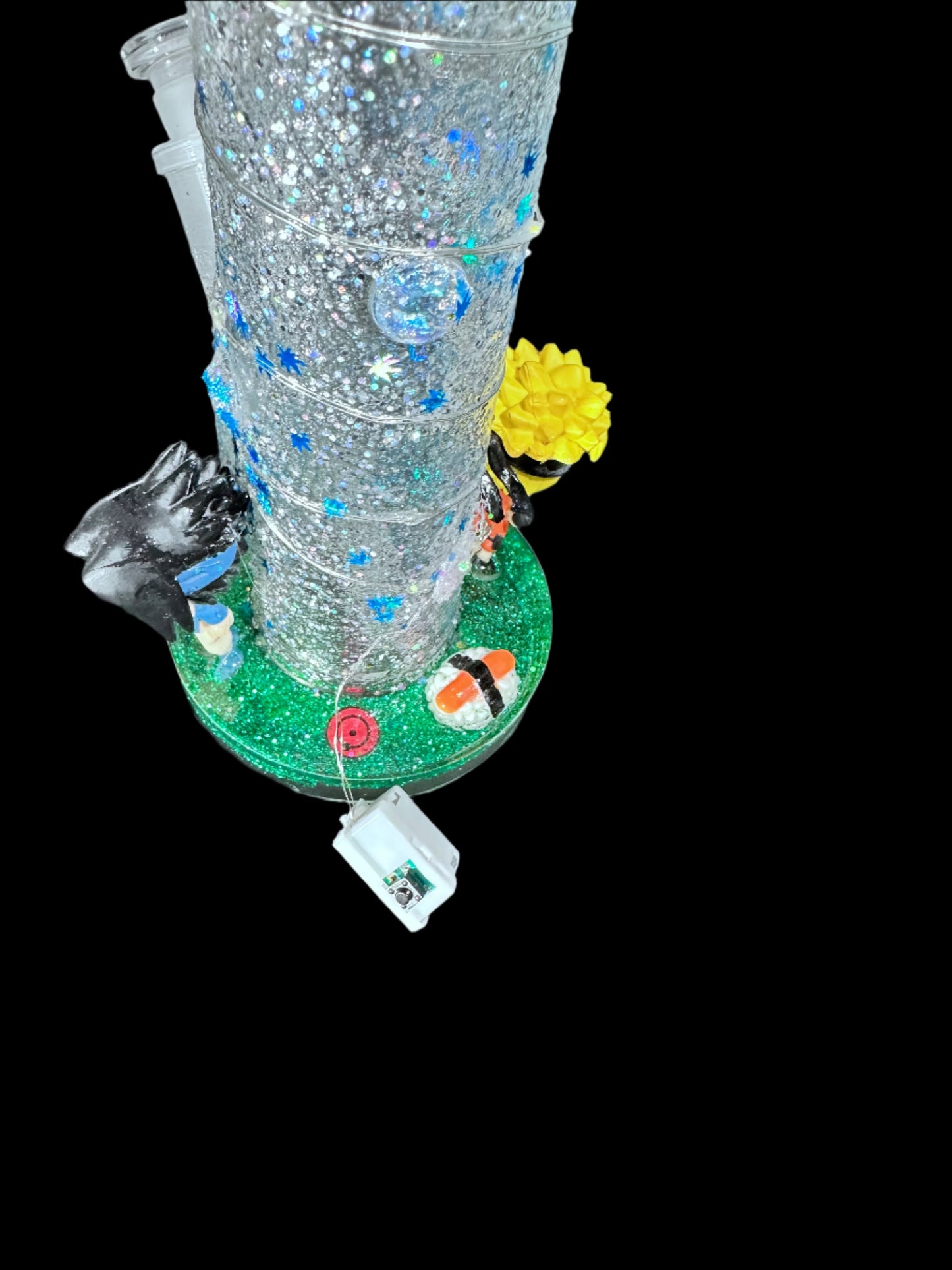 TOON DREAMZ NARUTO N ITACHI UCHIHA LARGE GLASS BONG