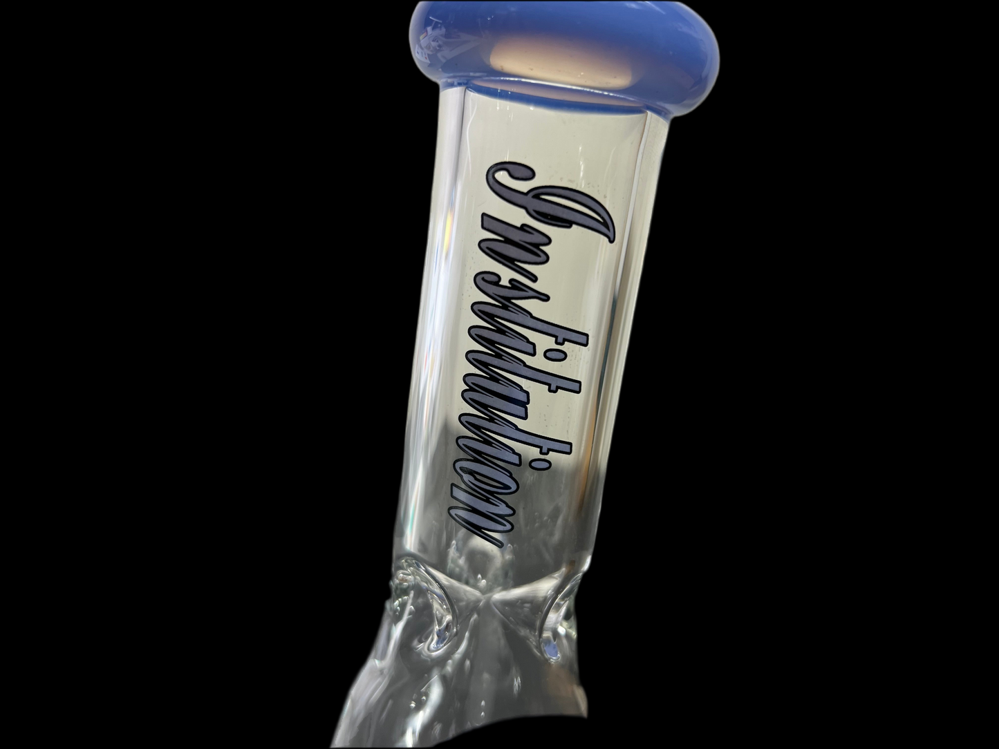 19CM INSTITUTION CLEAR GLASS / Dab rig