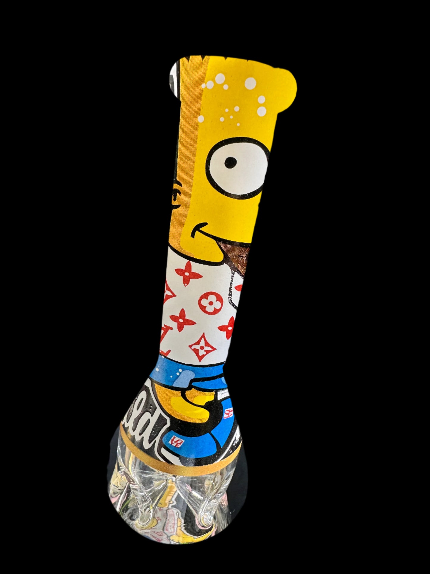 THE WORLD IS YOURS BART SIMPSON GLASS BONG