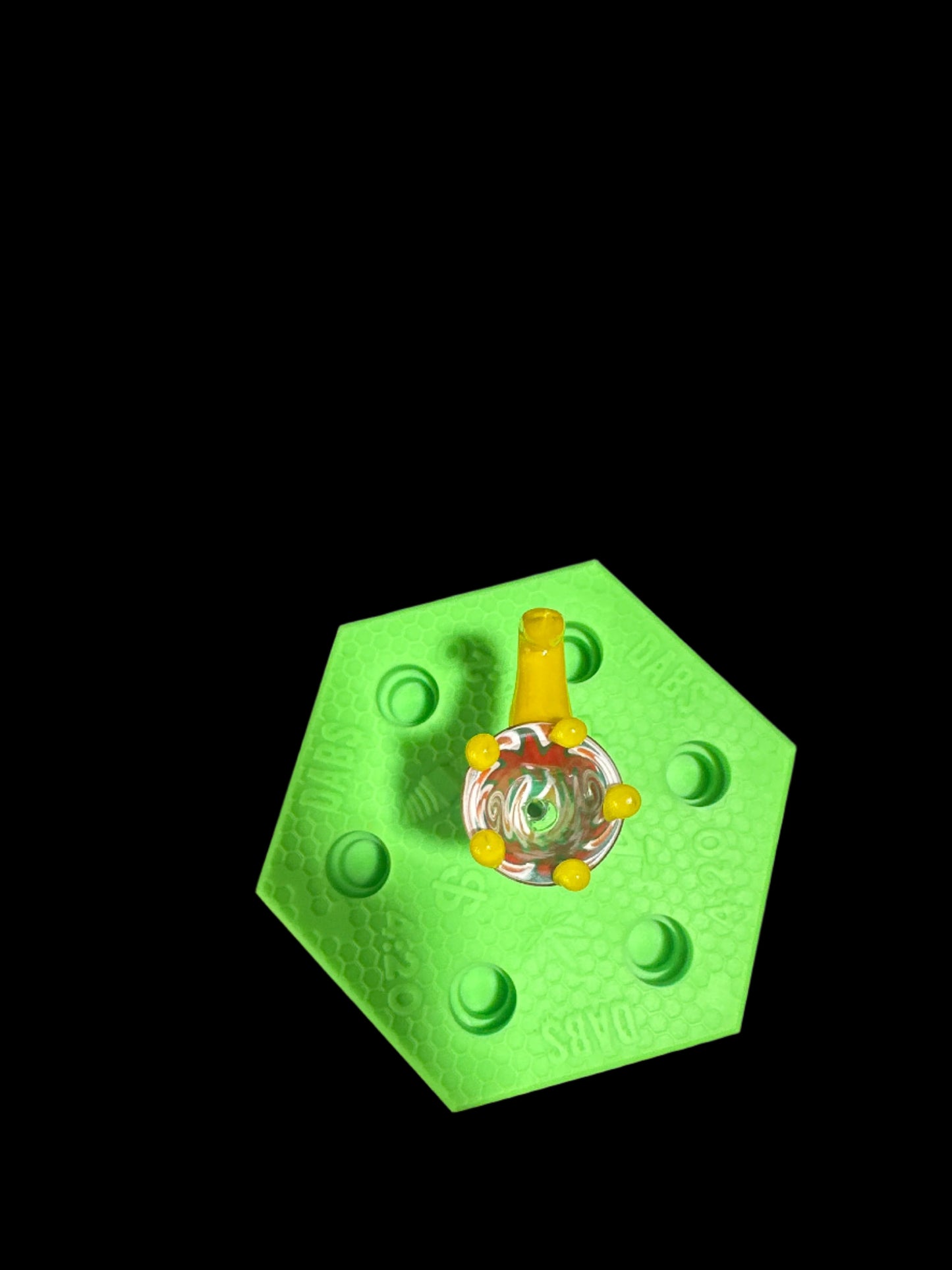 14MM YELLOW, BLUE, WHITE, RED BOWL HORN PIECE