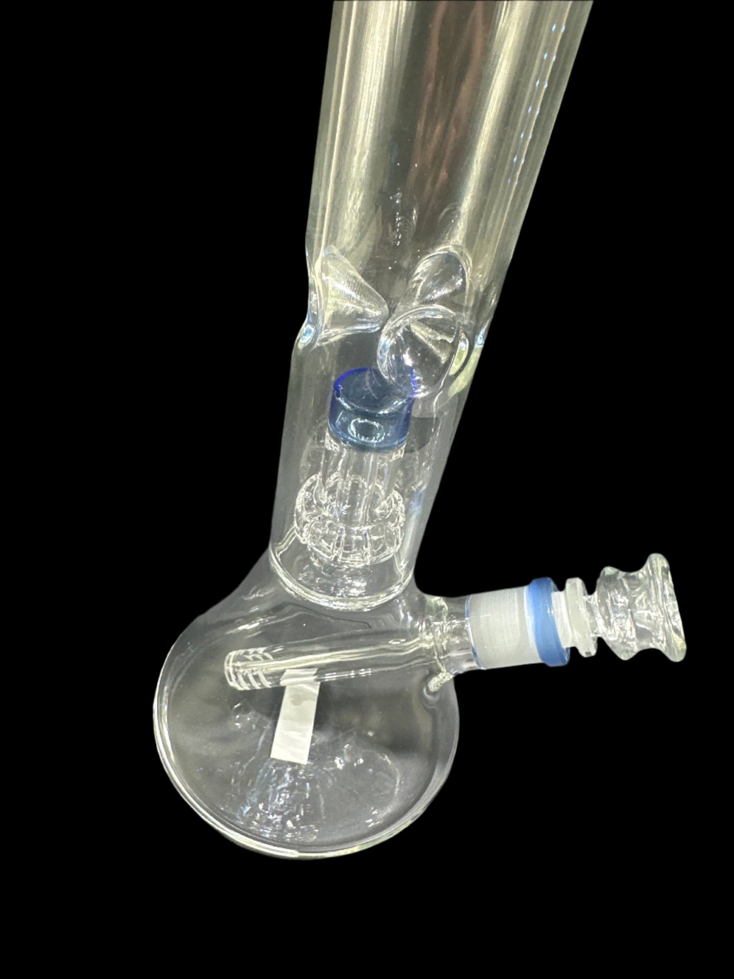 MEDIUM BLUE MOUTHPIECE GLASS BONG