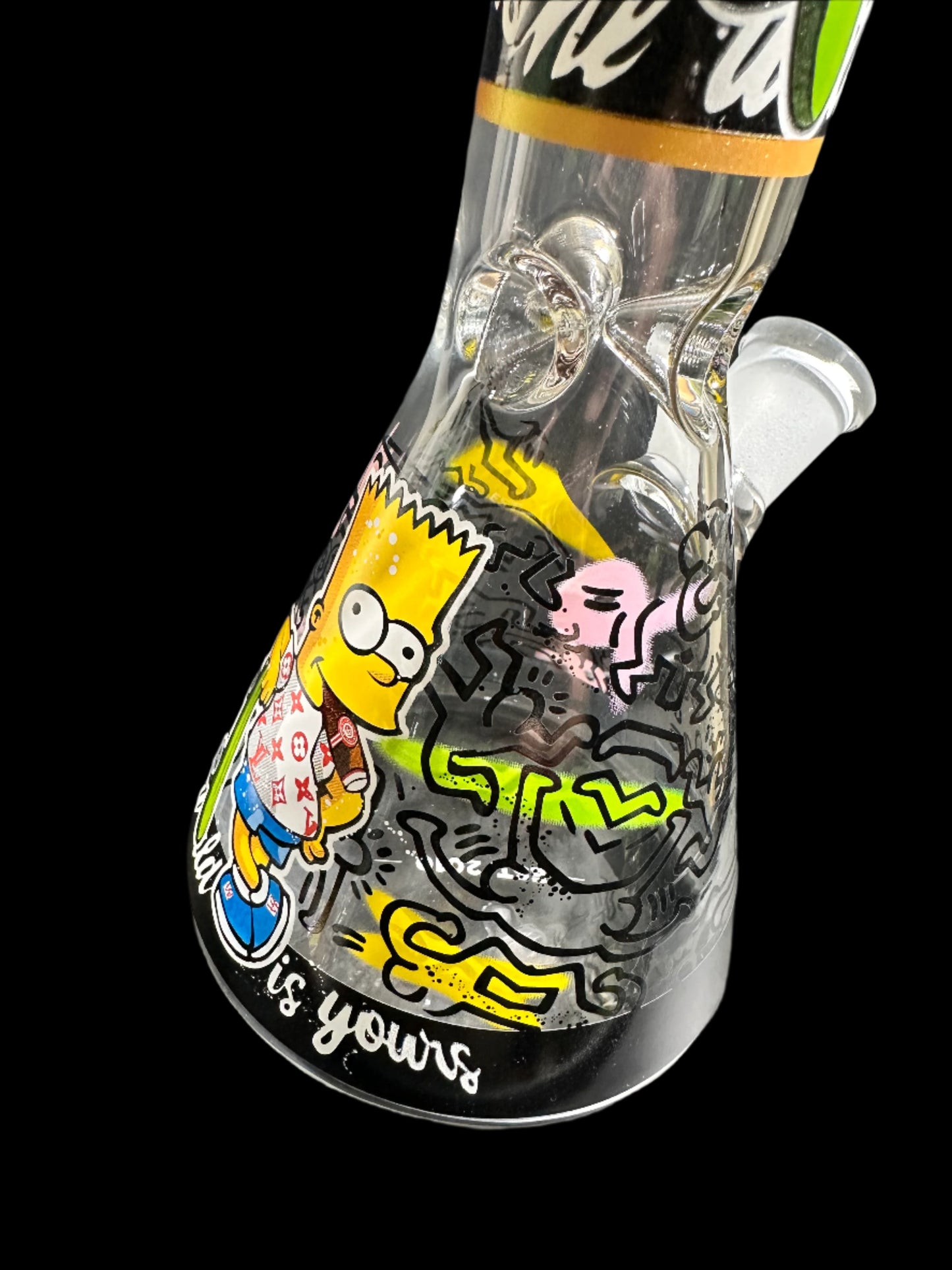 THE WORLD IS YOURS BART SIMPSON GLASS BONG