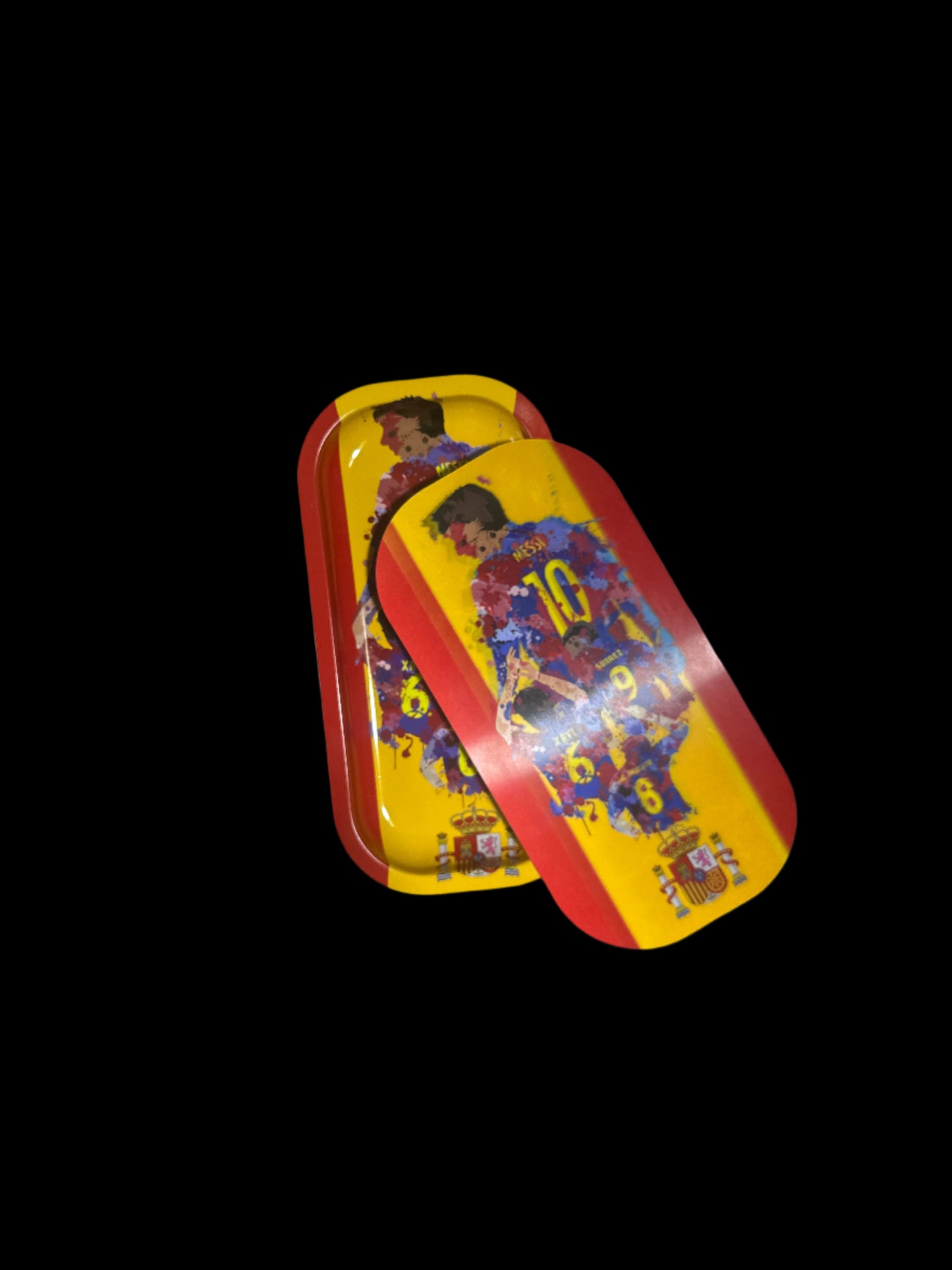 FC BARCELONA ROLLING TRAY WITH MAGNETIC LID