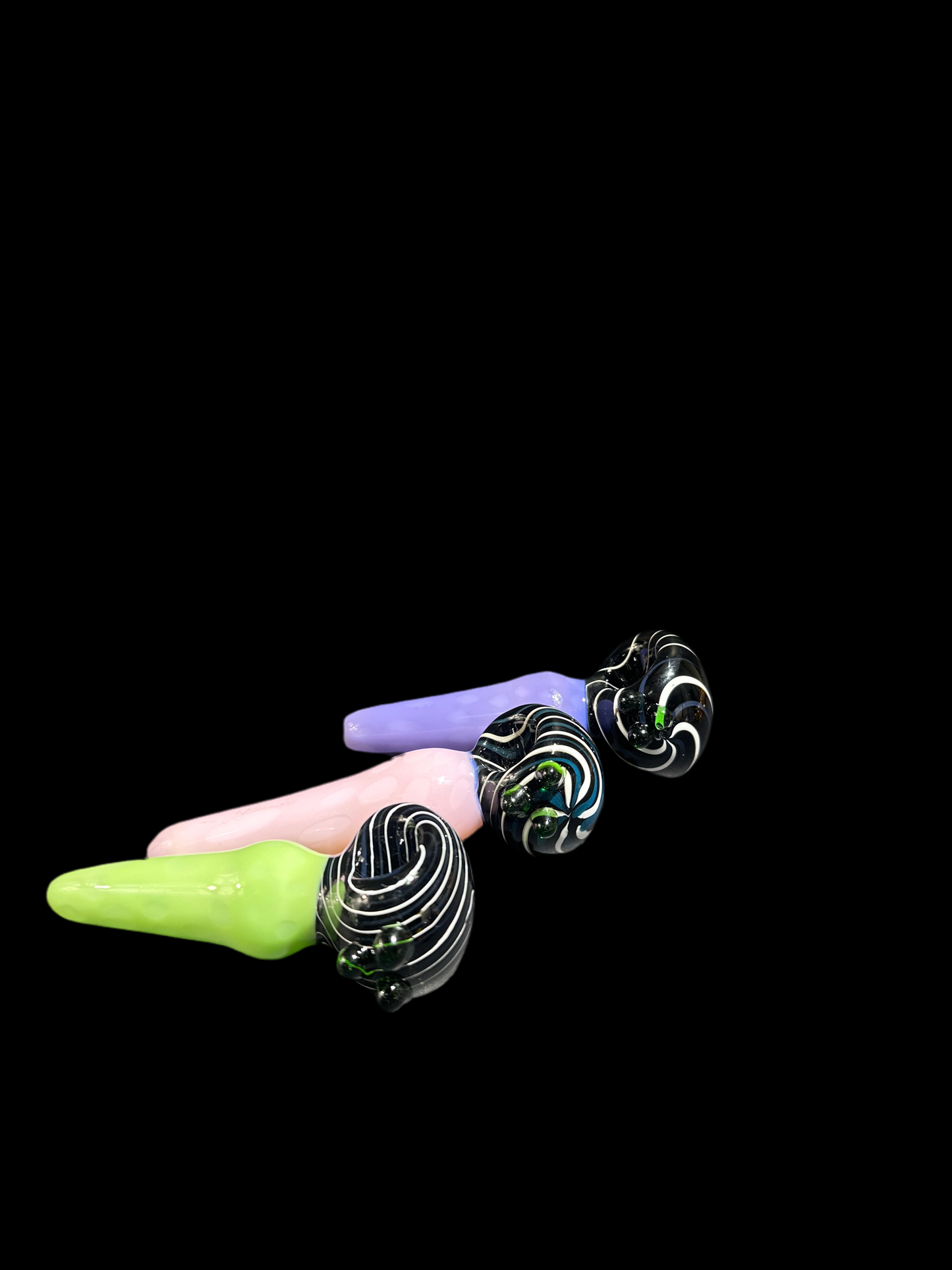 COLORFUL GLASS HAND LARGE HAND PIPE