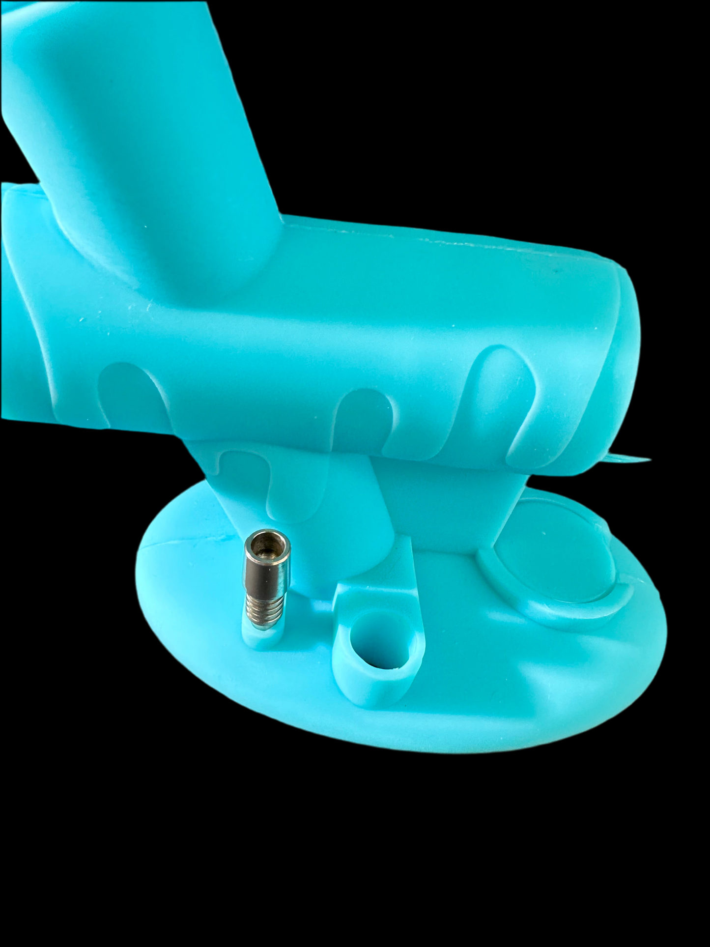SWERVE SILICONE GLASS WATER PIPE & nectar collector