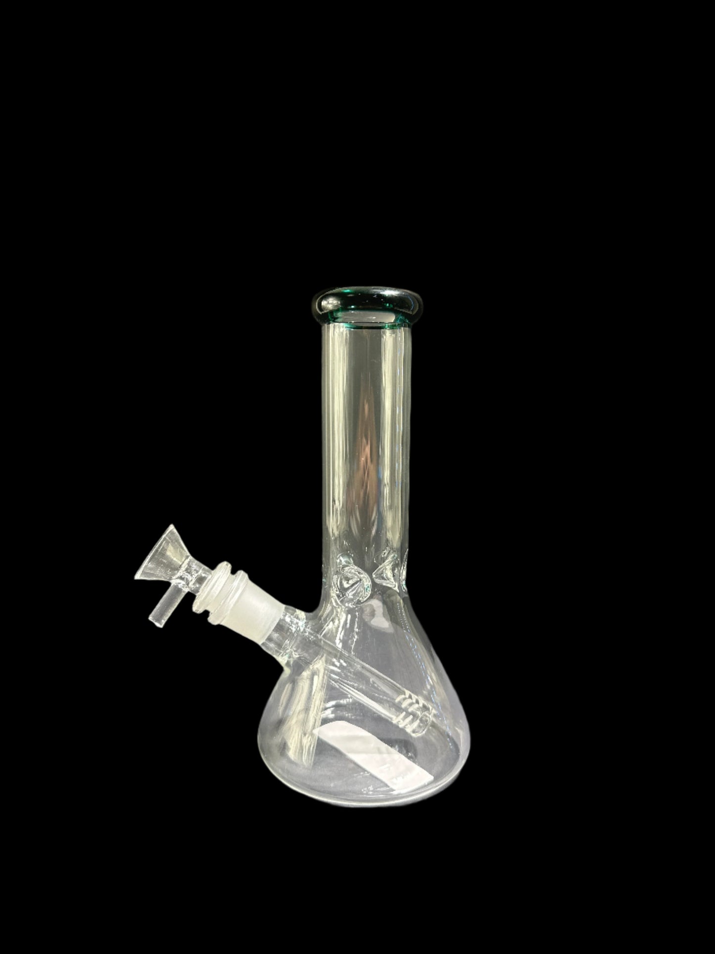 SMALL FOREST GREEN MOUTHPIECE GLASS BONG