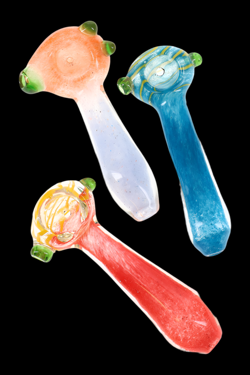 Colorful Frit Glass Pipe