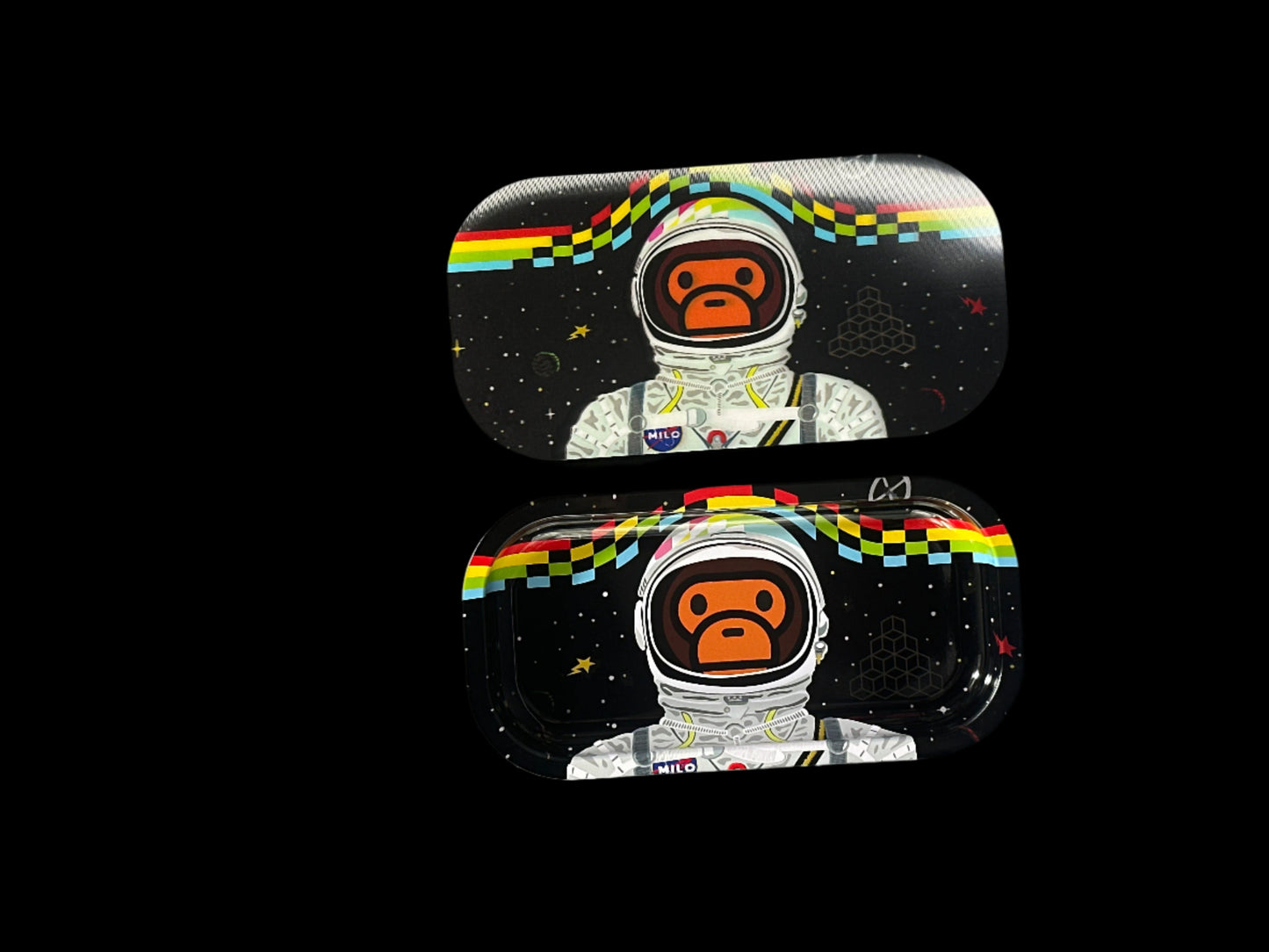 SPACE MONKEY ROLLING TRAY WITH MAGNETIC LID