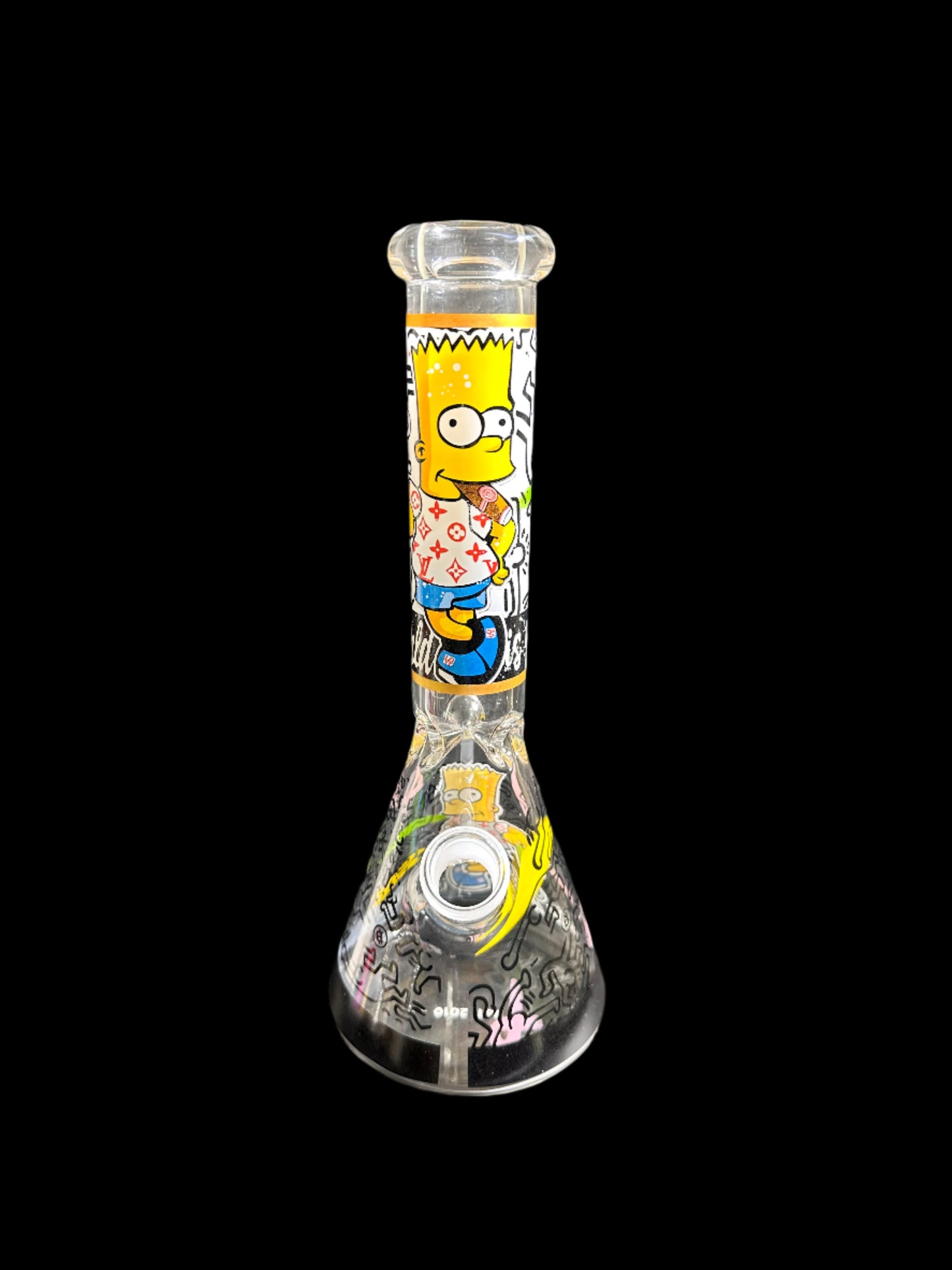 THE WORLD IS YOURS BART SIMPSON GLASS BONG