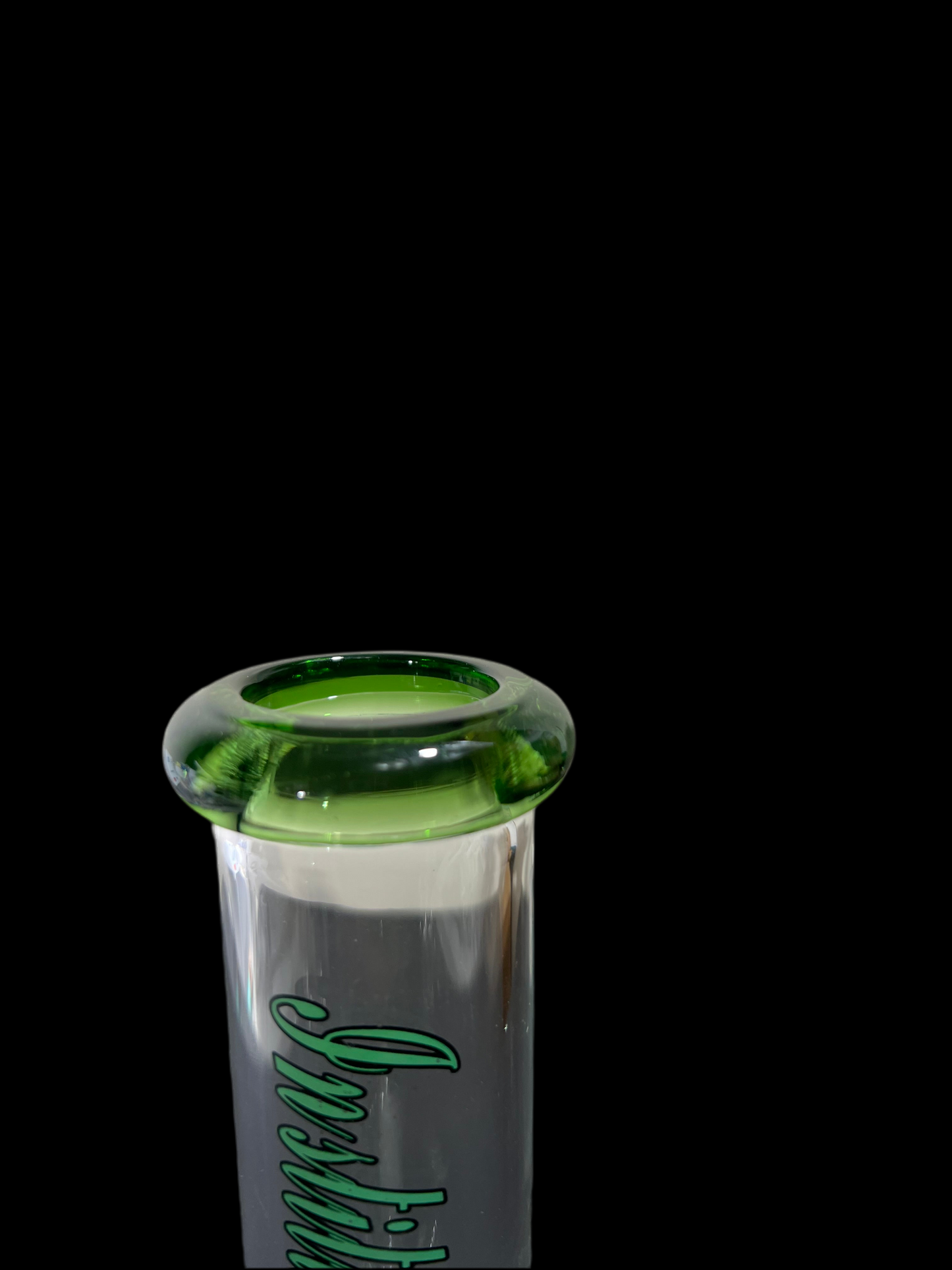 19CM INSTITUTION CLEAR GLASS / Dab rig