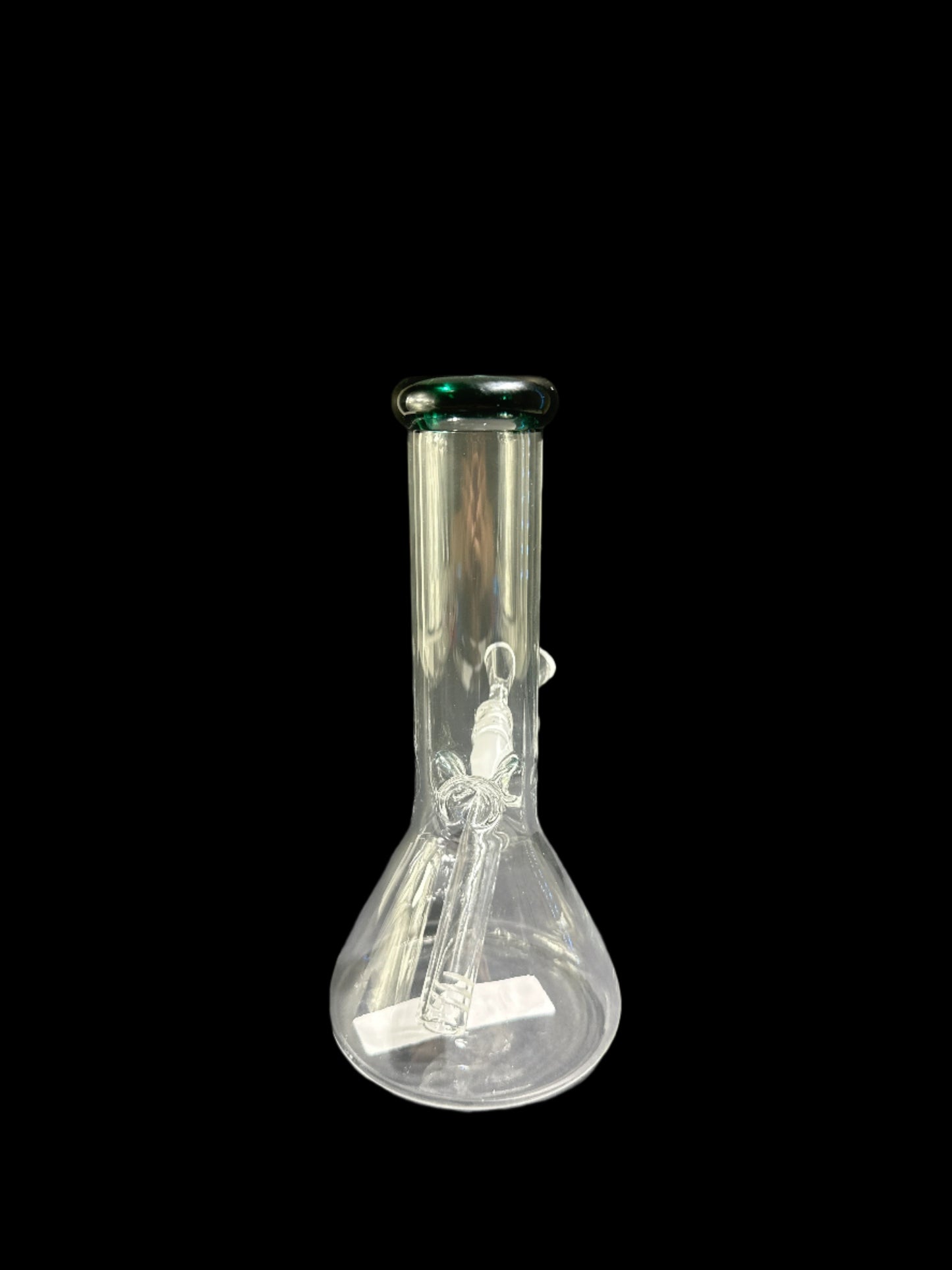 SMALL FOREST GREEN MOUTHPIECE GLASS BONG