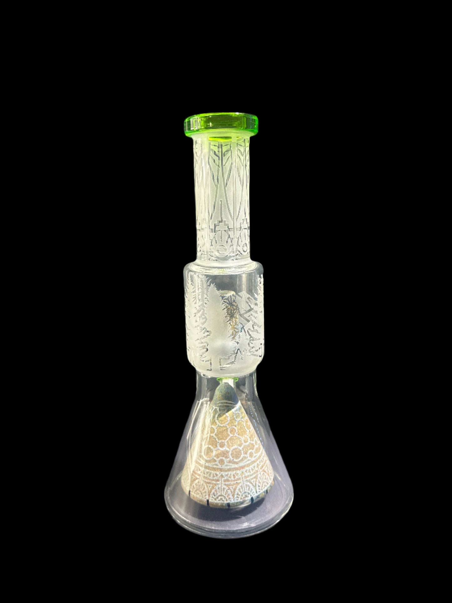 FROSTED TREE GLASS BONG