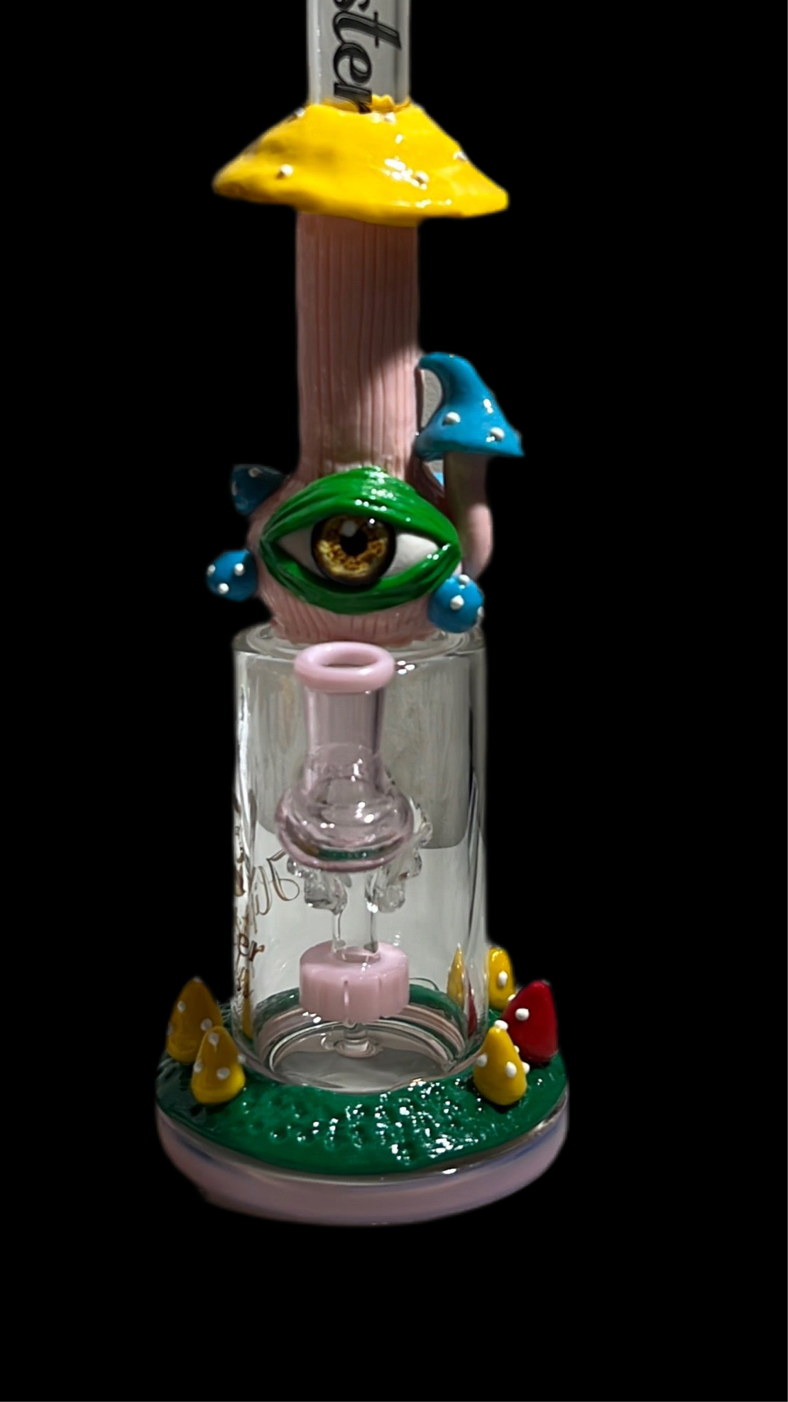 ONE EYE-HIPSTER WATER PIPE *GLOW IN THE DARK