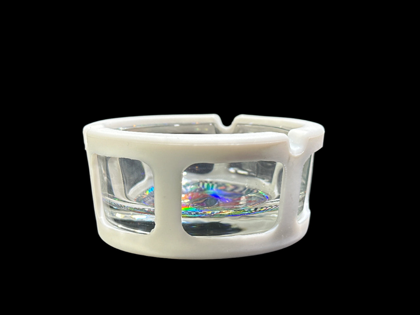 SILICONE GLASS ASHTRAY