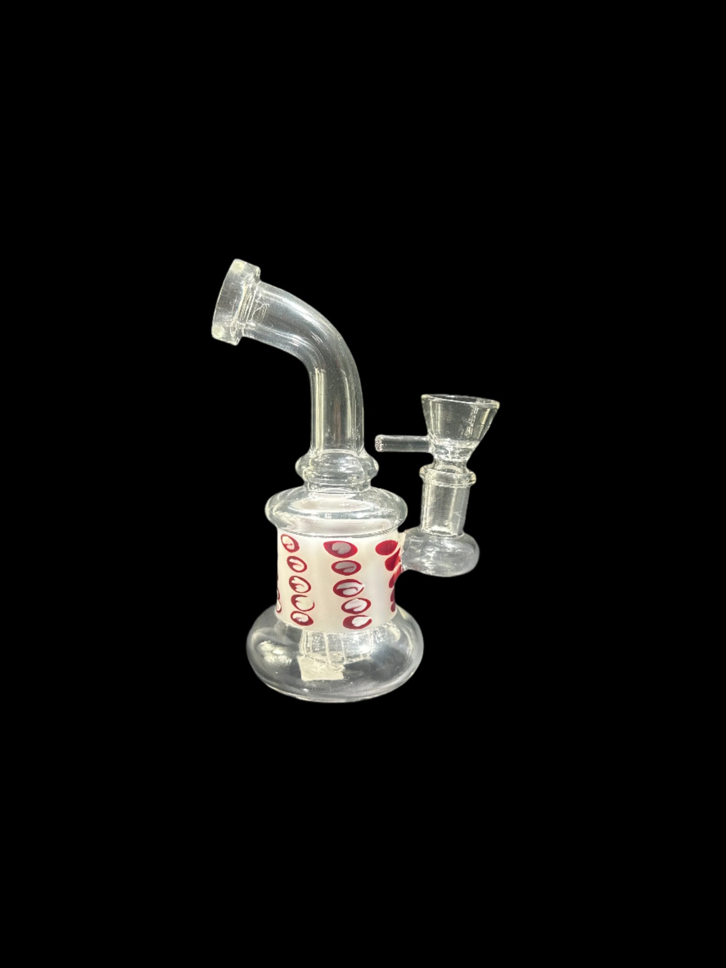 SMALL DOTTED GLASS BONG