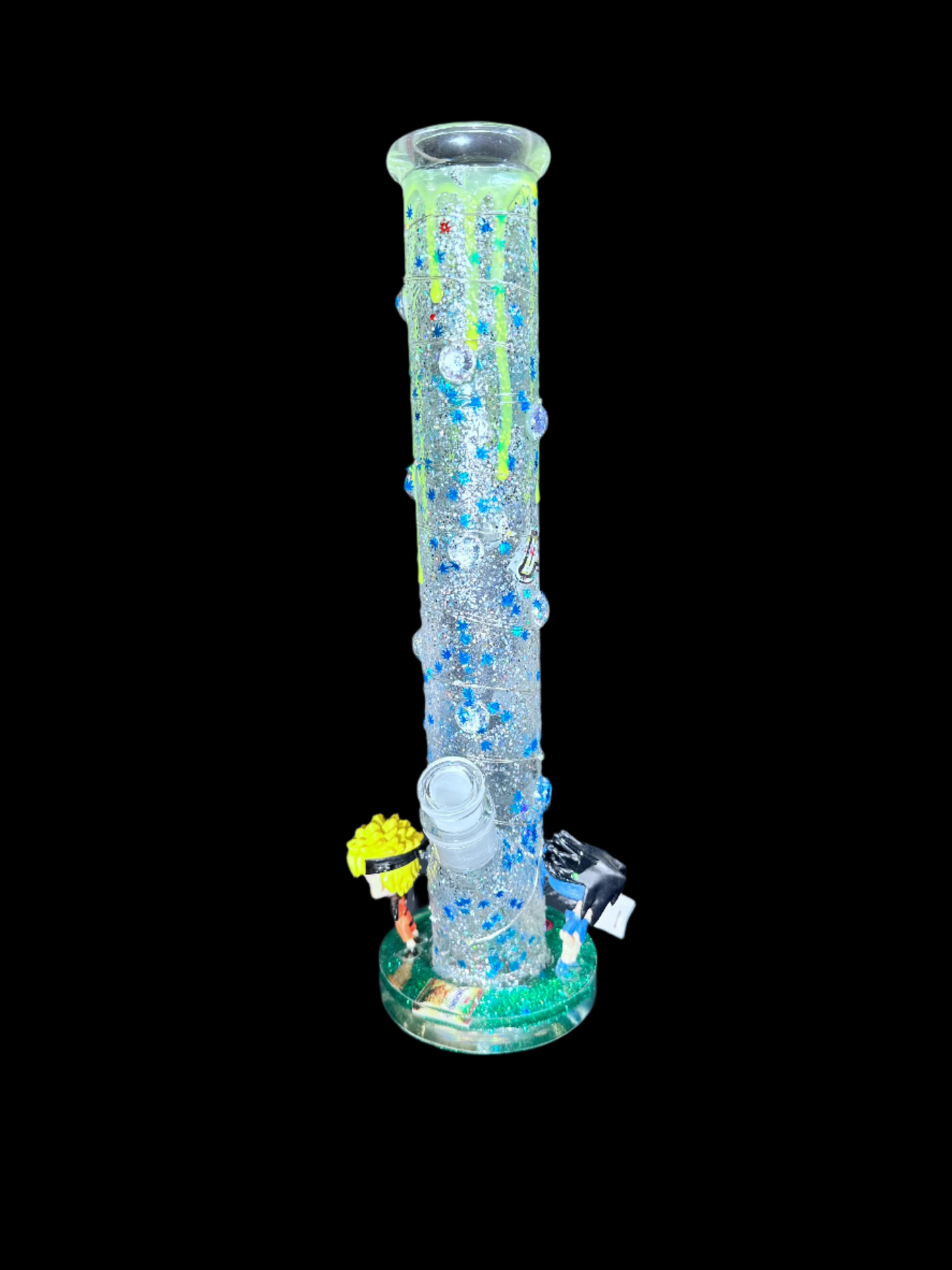 TOON DREAMZ NARUTO N ITACHI UCHIHA LARGE GLASS BONG