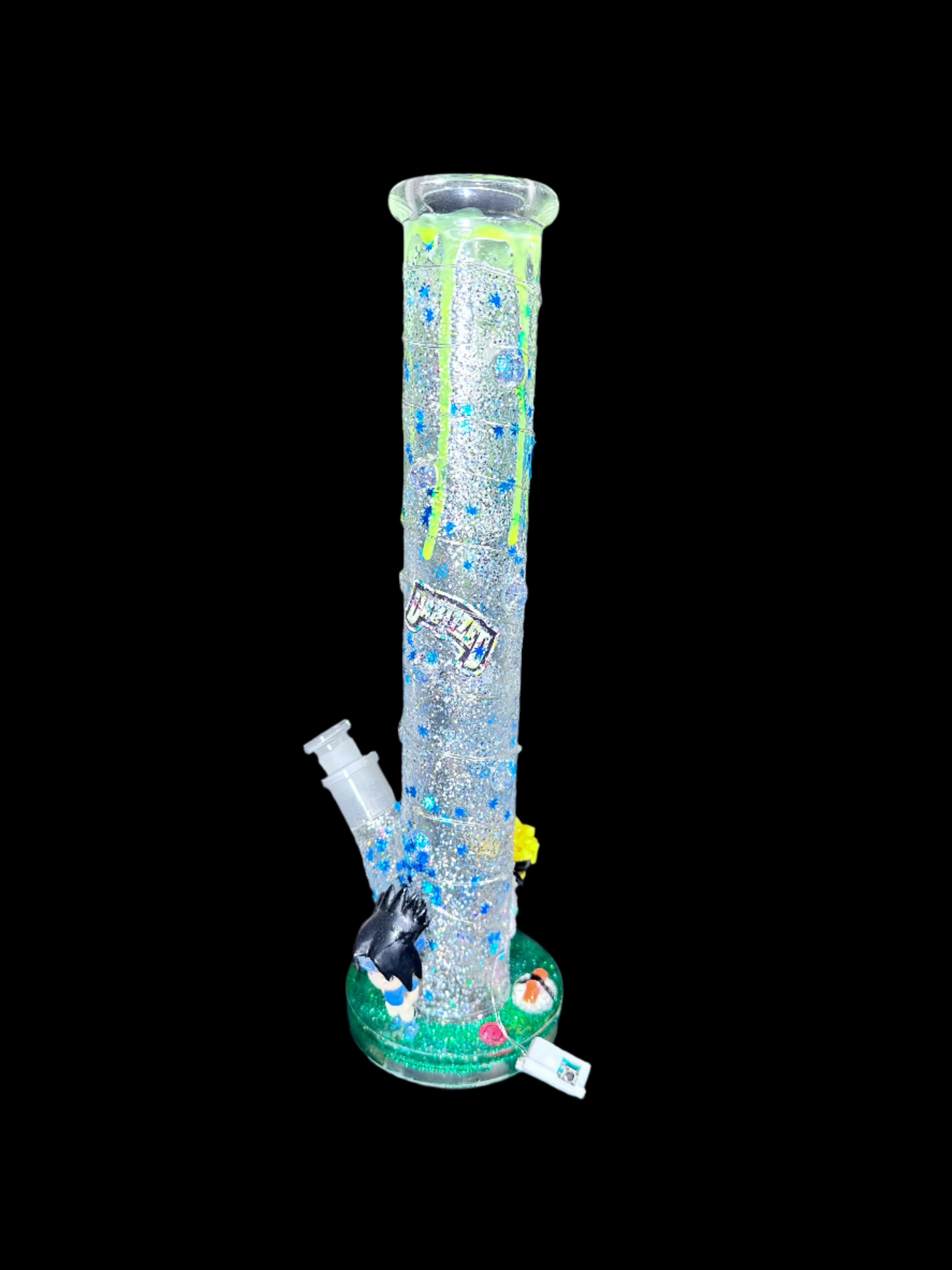 TOON DREAMZ NARUTO N ITACHI UCHIHA LARGE GLASS BONG