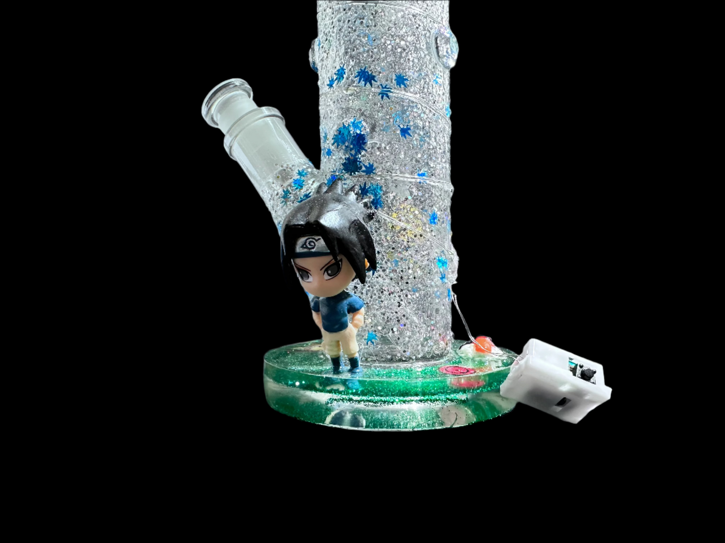 TOON DREAMZ NARUTO N ITACHI UCHIHA LARGE GLASS BONG
