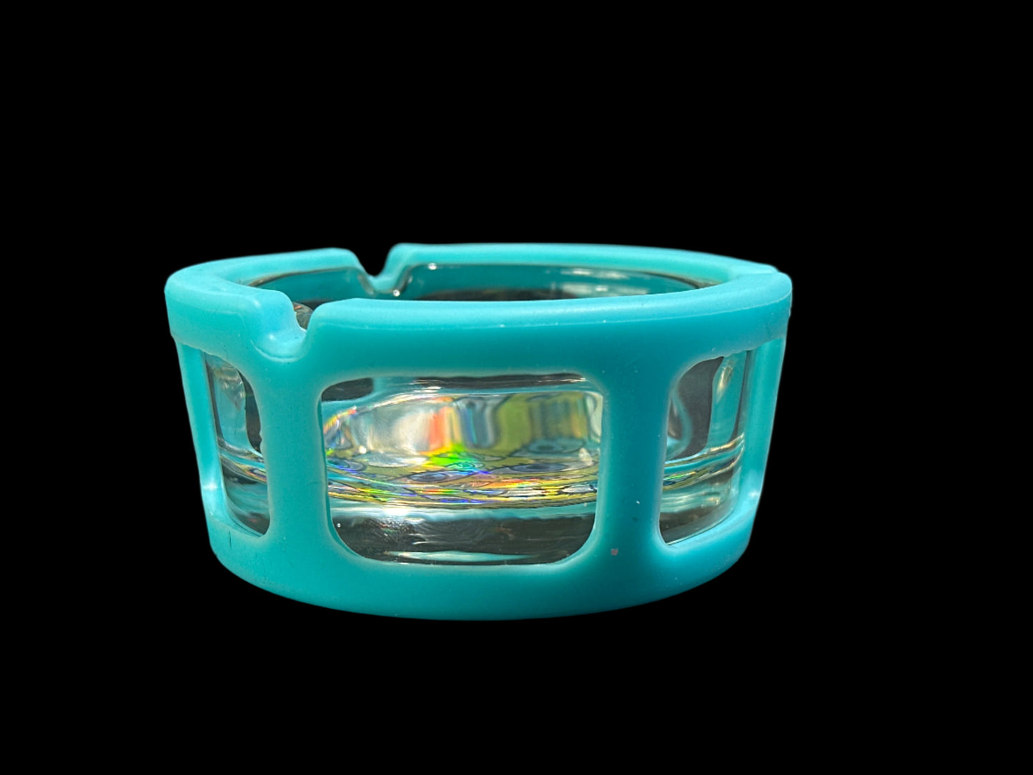 SILICONE GLASS ASHTRAY